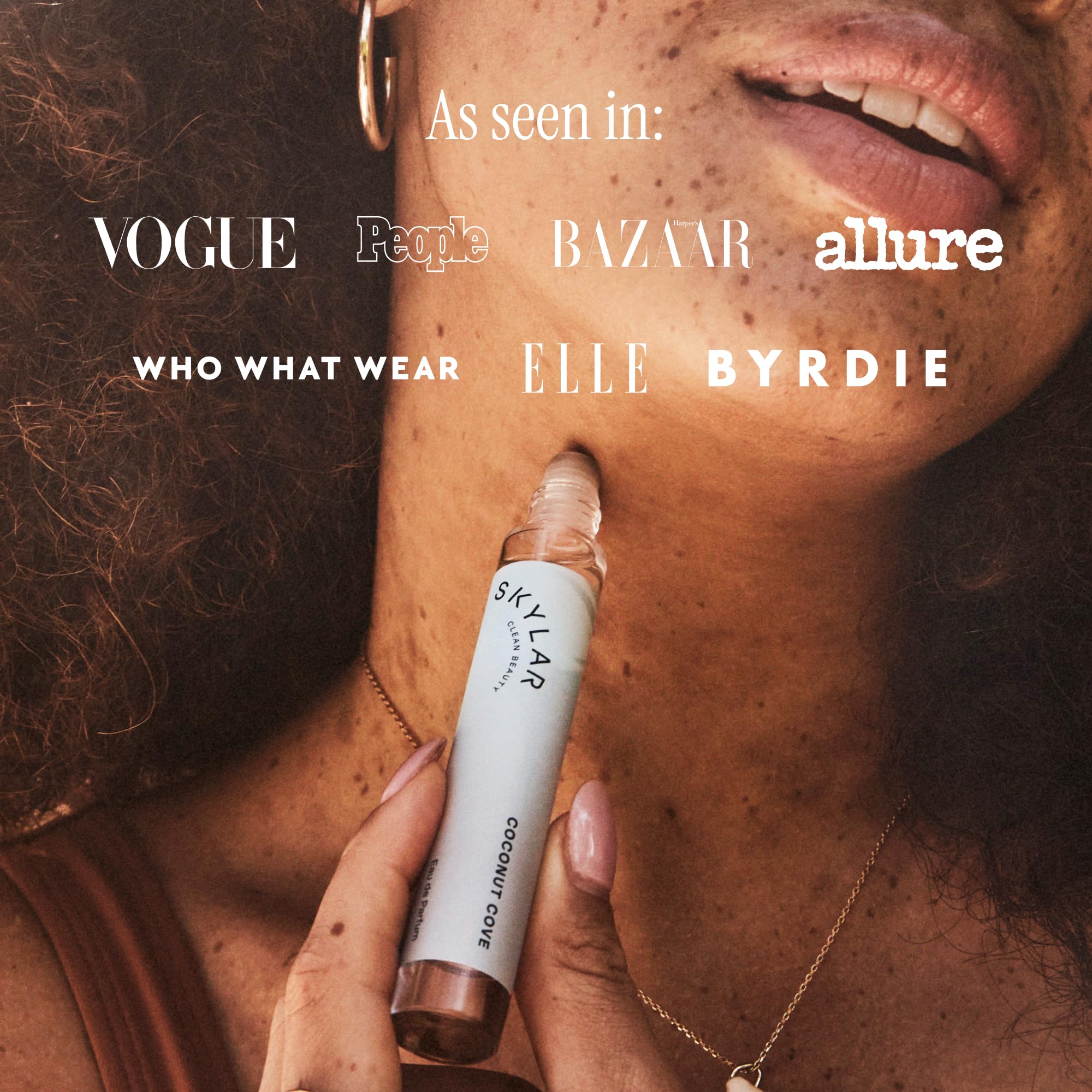 Skylar Coconut Cove lifestyle shot conveying everyday freshness and confidence