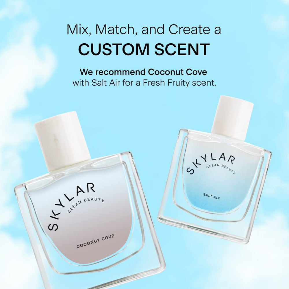Skylar Coconut Cove pour-mist demonstration for easy application.