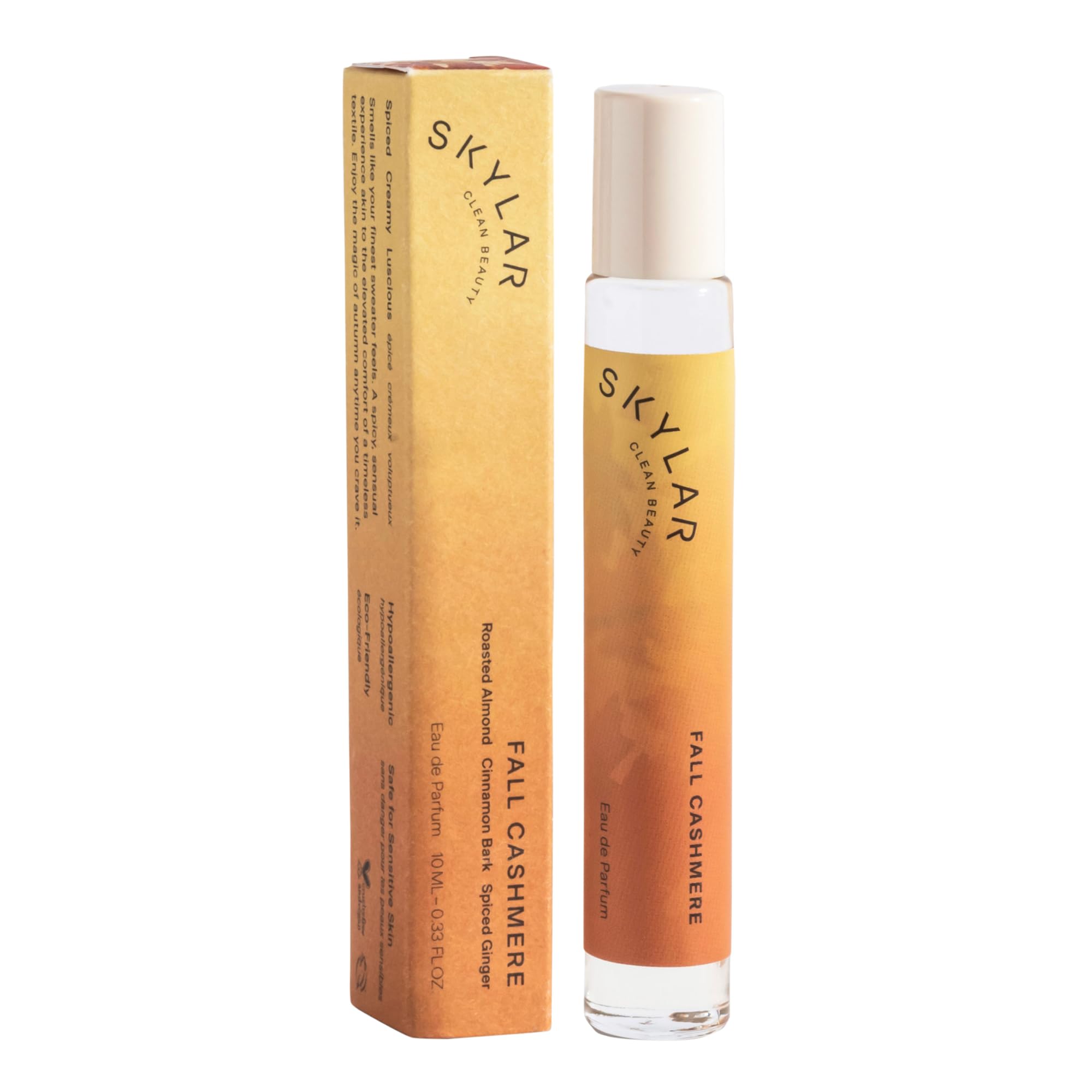 Skylar Fall Cashmere EDP bottle displayed for everyday luxury