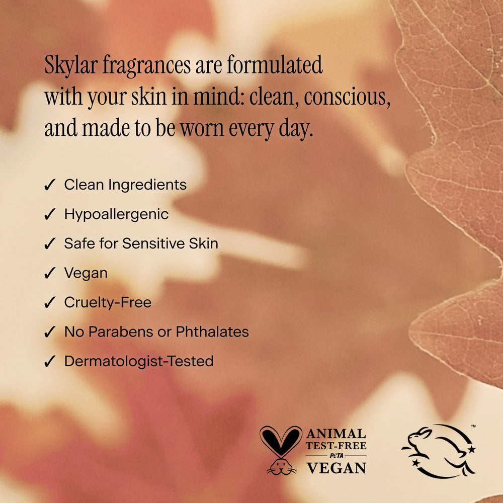 Skylar Fall Cashmere travel-friendly 10mL bottle for on-the-go use