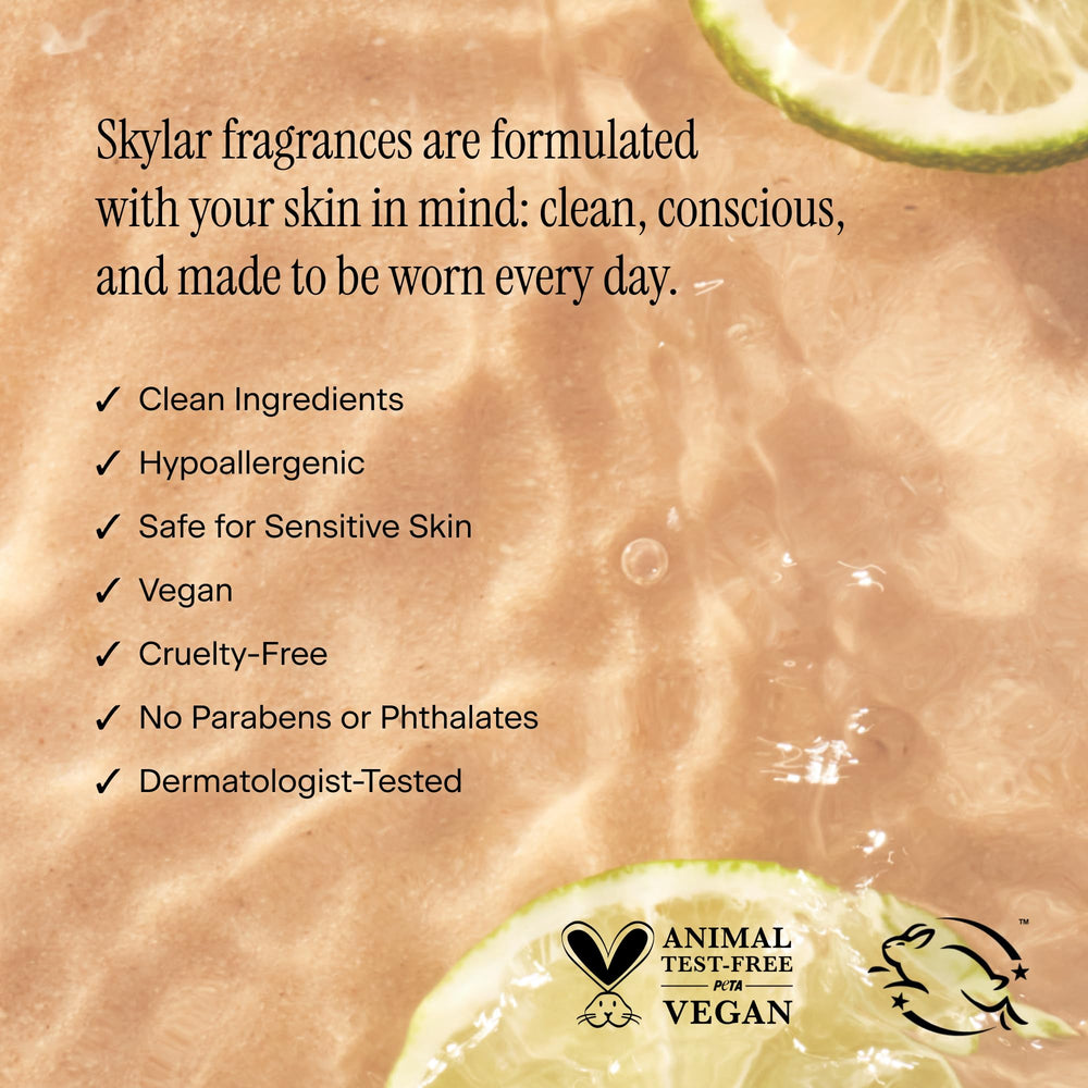Skylar Lime Sands EDP compact packaging perfect for on-the-go touch-ups.