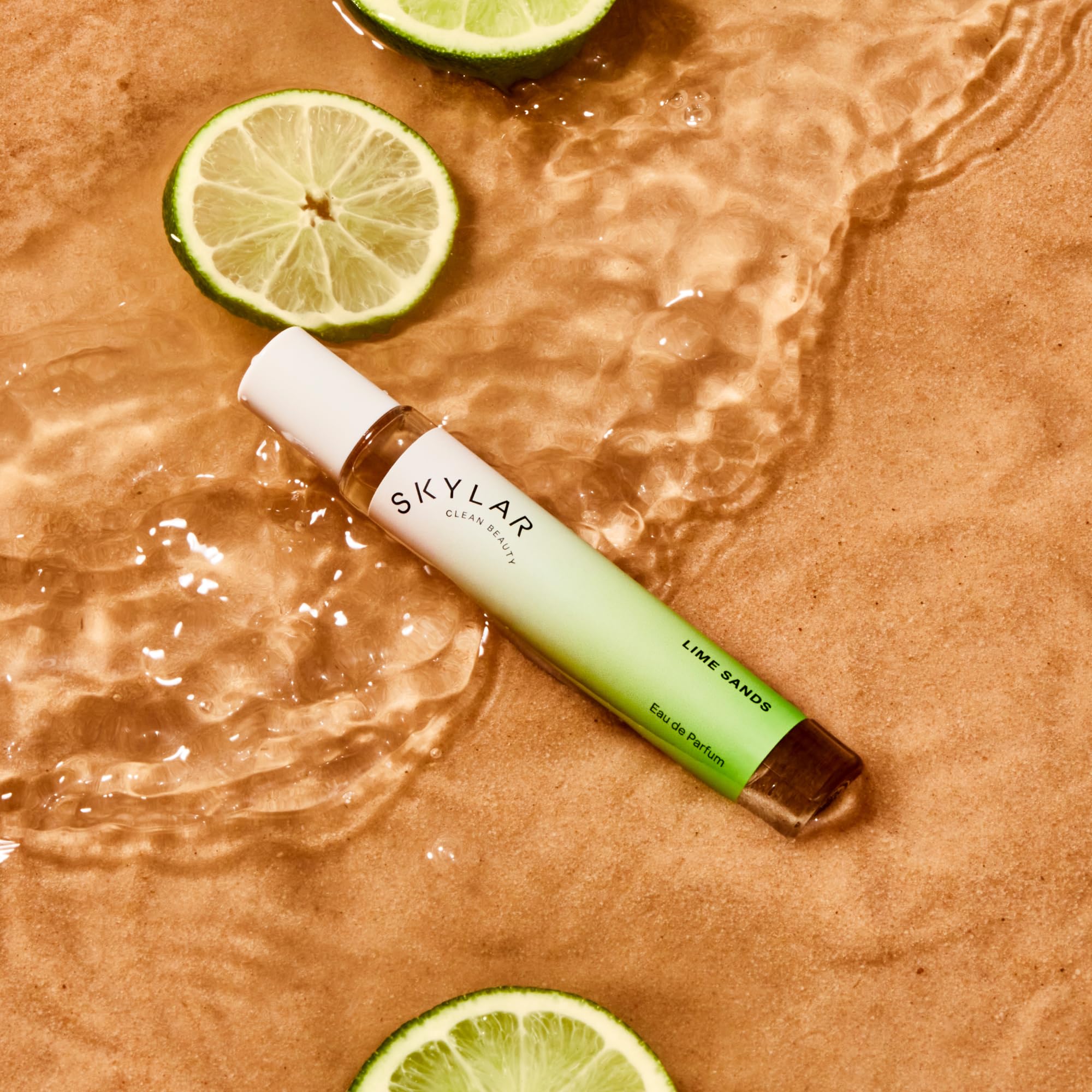 Skylar Lime Sands EDP woody base hints at enduring versatility.