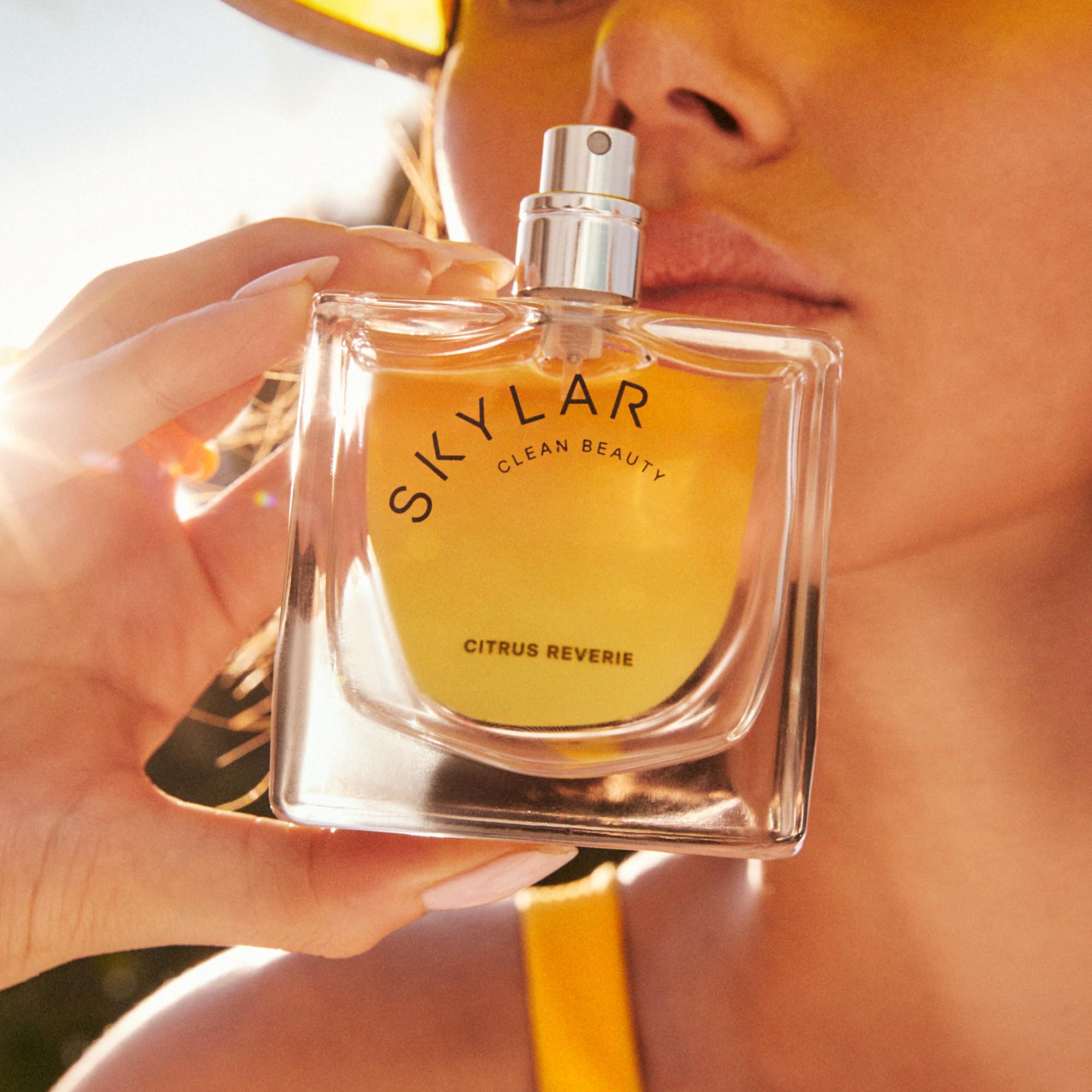 Skylar New Citrus Reverie flat lay with notes for gift-worthy presentation