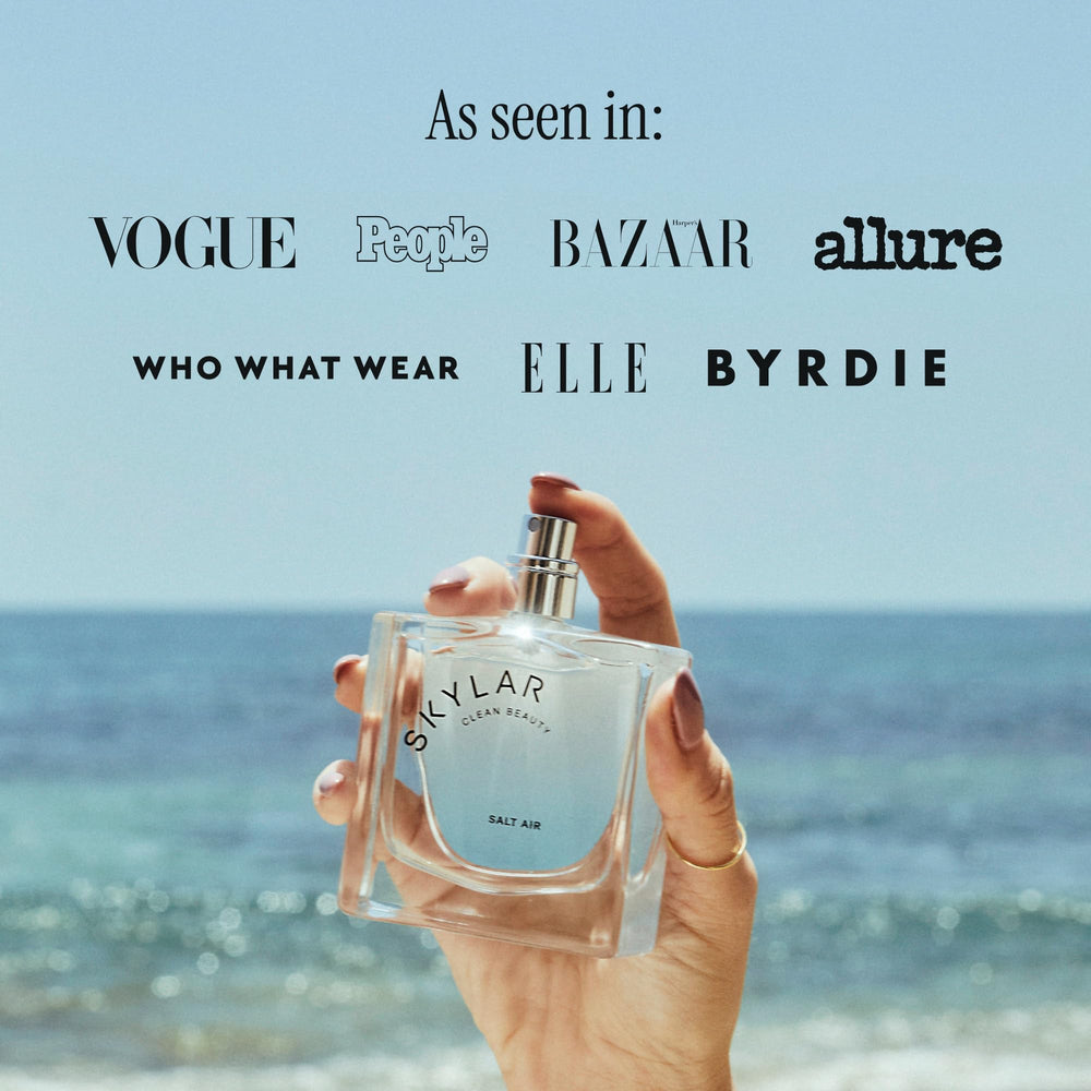 Skylar Salt Air packaging and bottle design for everyday use