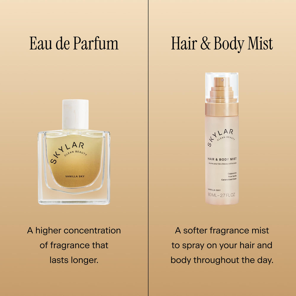 Skylar Vanilla Sky Mist a lighter everyday fragrance option
