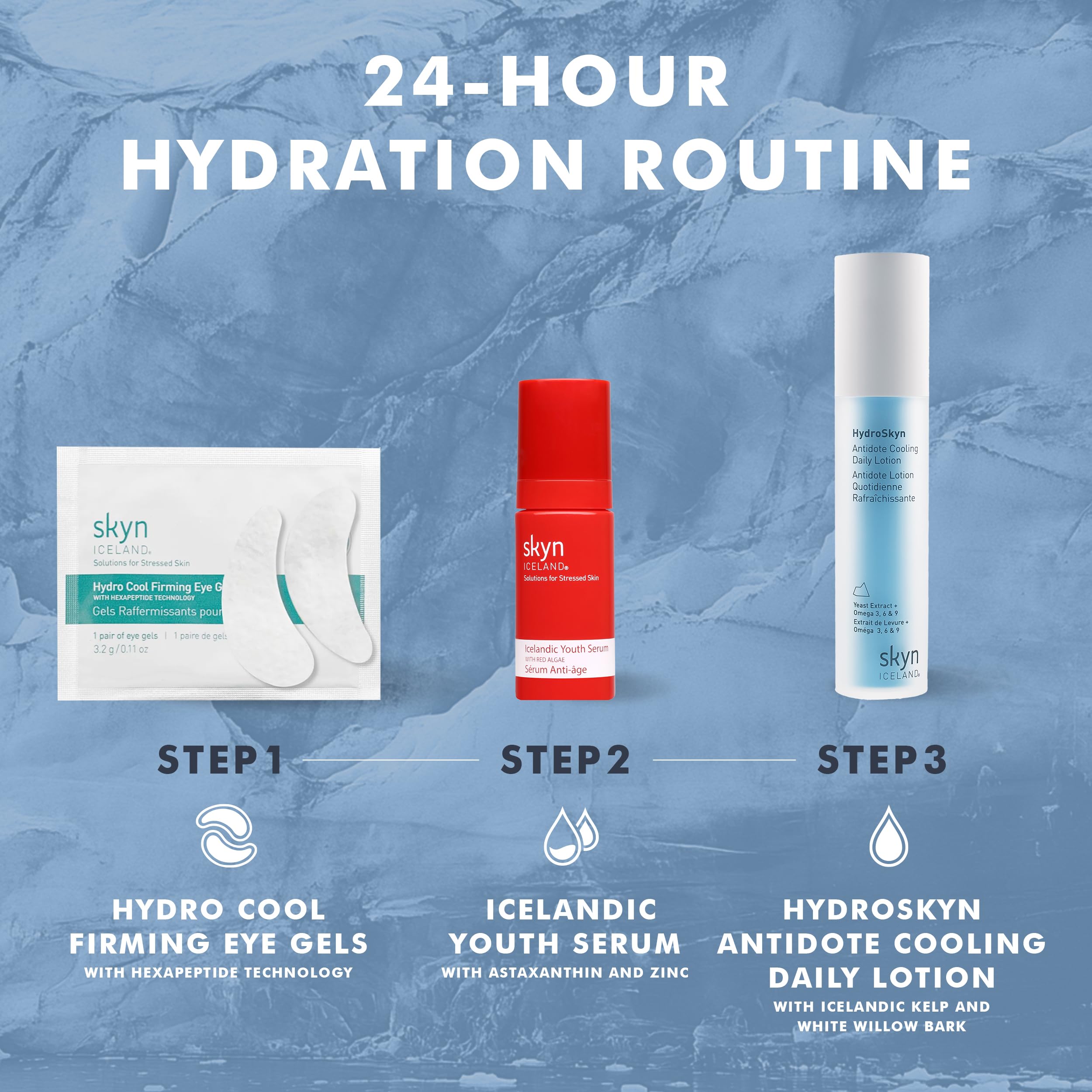 Antidote Cooling Daily Lotion in a routine near skincare essentials
