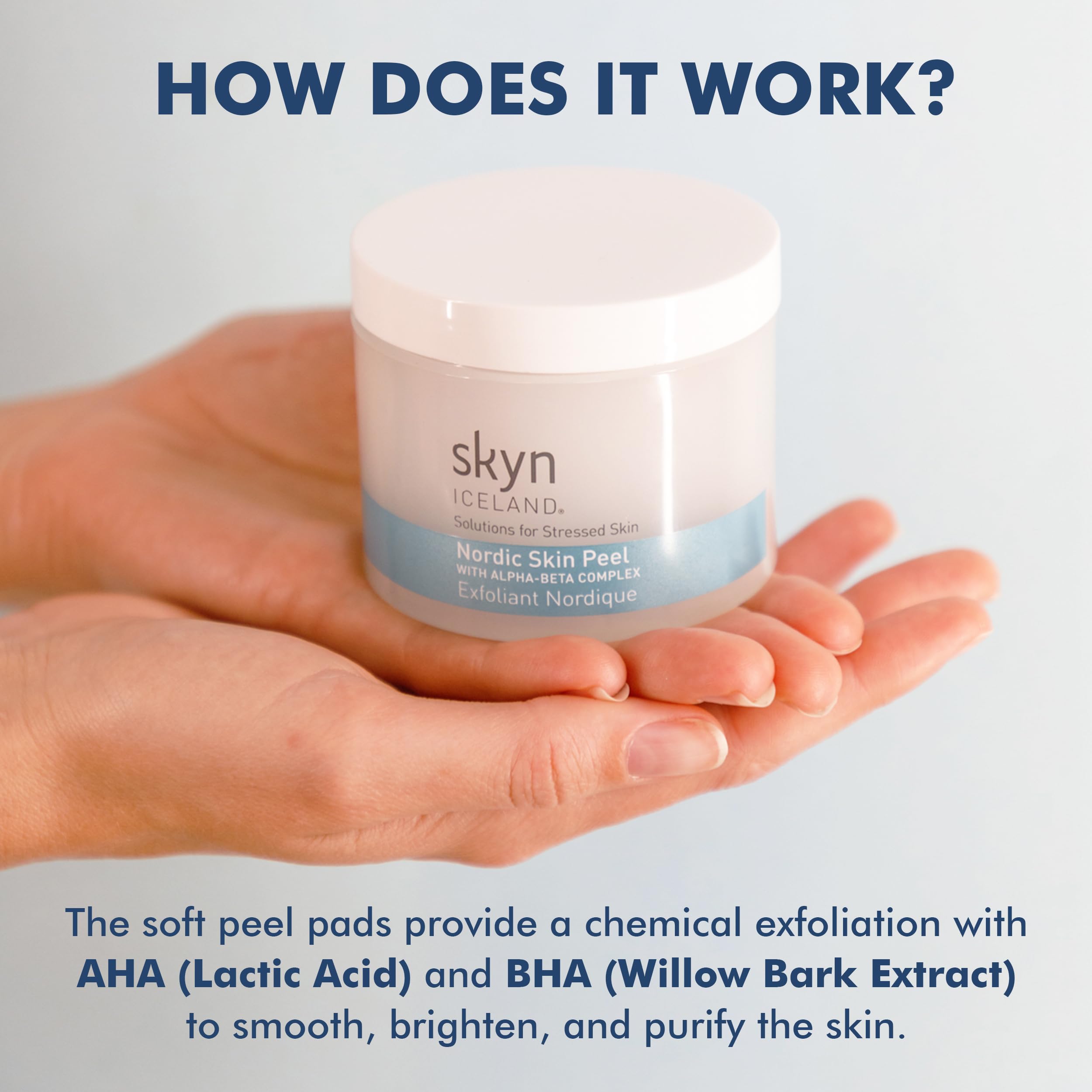 Skyn ICELAND Nordic Skin Peel image highlighting willow bark ingredient benefits