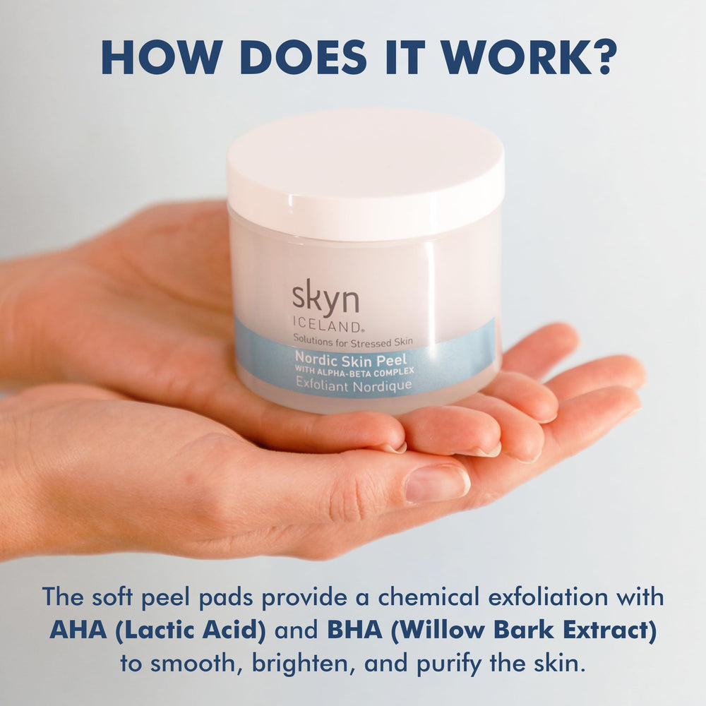 Skyn ICELAND Nordic Skin Peel image highlighting willow bark ingredient benefits