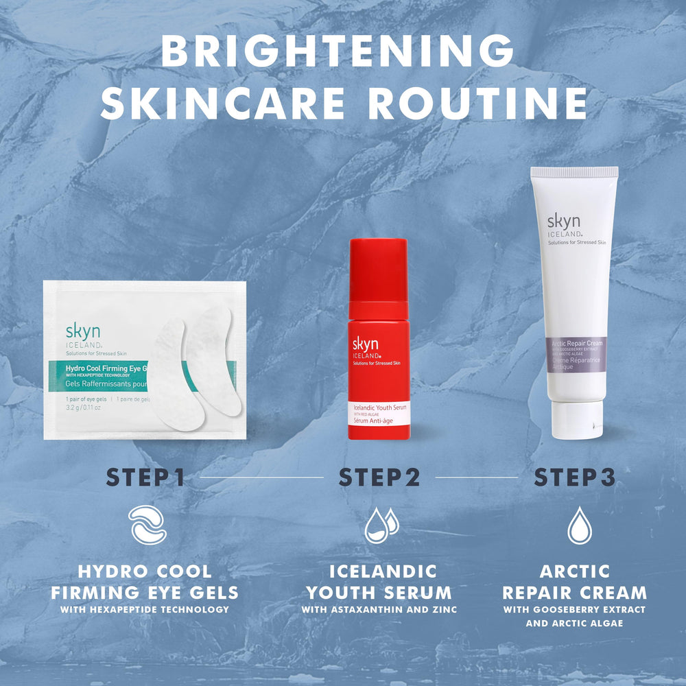 Skyn Iceland vegan formula label close-up highlighting clean, sensitive-skin friendly design.