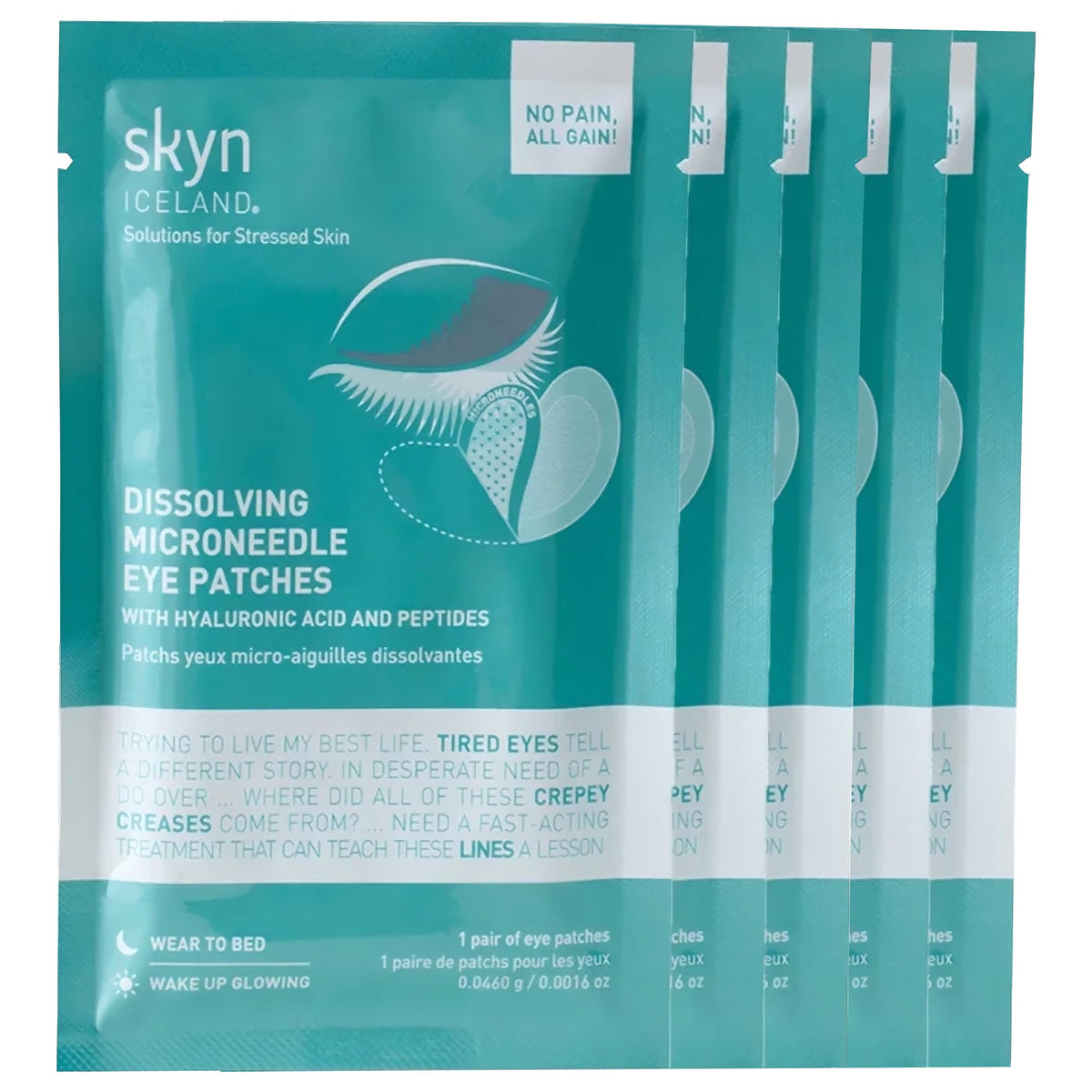Skyn ICELAND packaging close-up showing vegan formula for hydration