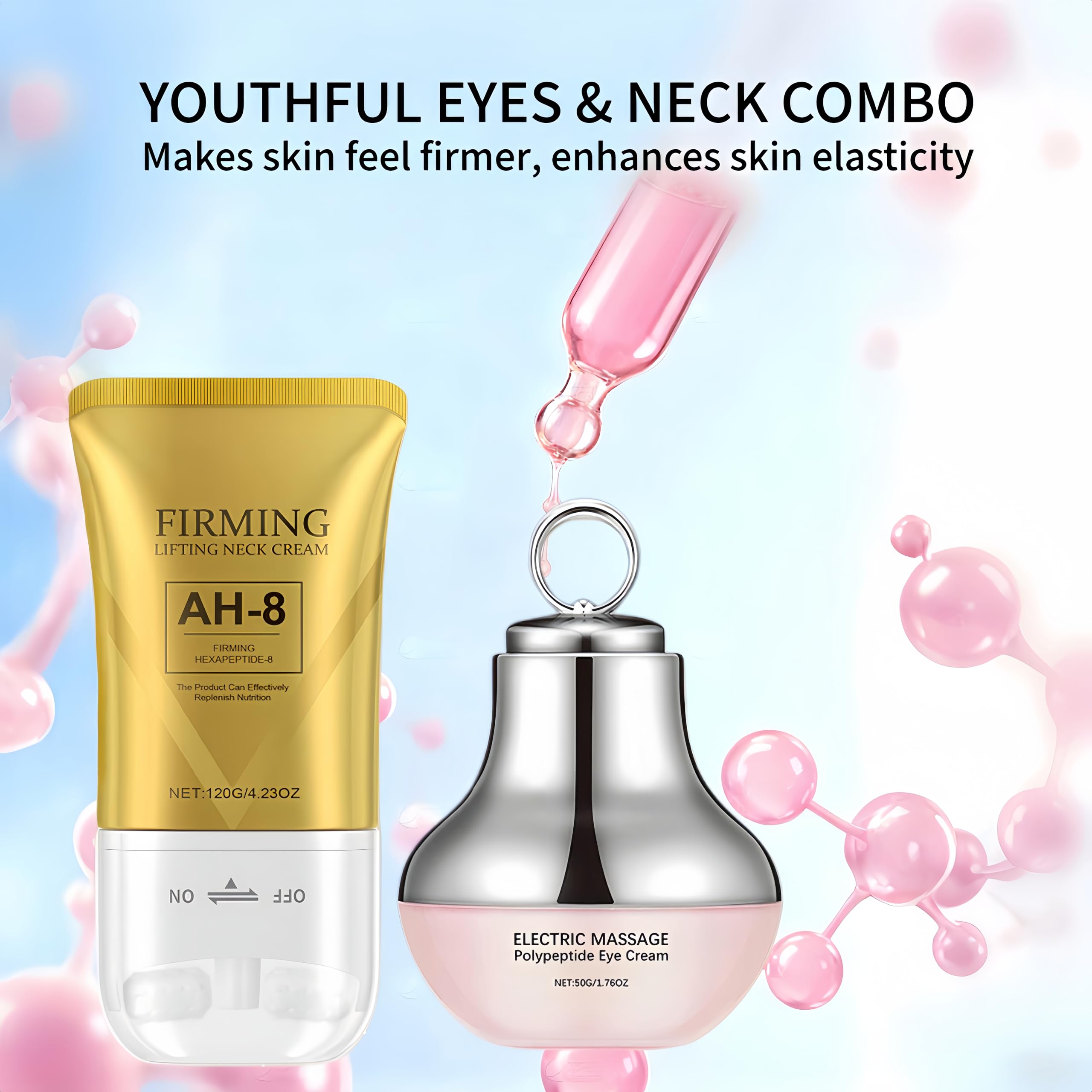 SleekStore AH8 eye-cream-application shows precise eye-area care.