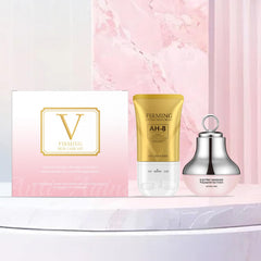 Close-up of SleekStore AH8 neck cream texture for smooth application.