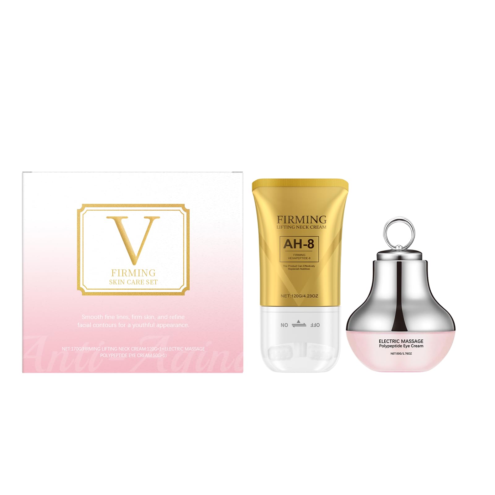SleekStore AH8 neck-cream-tube demonstrating targeted neck care and hydration.