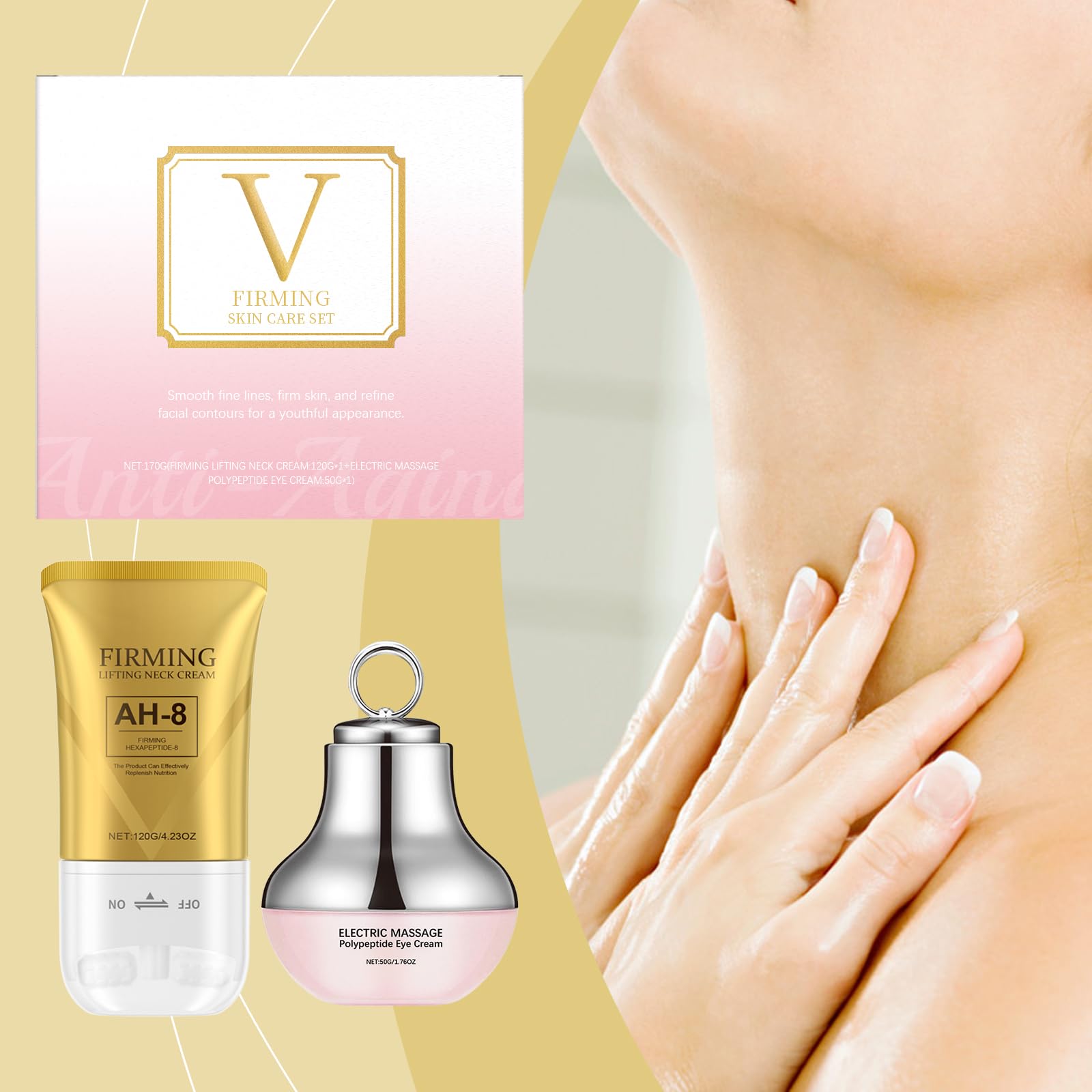 SleekStore AH8 product packaging showcasing premium skincare branding.