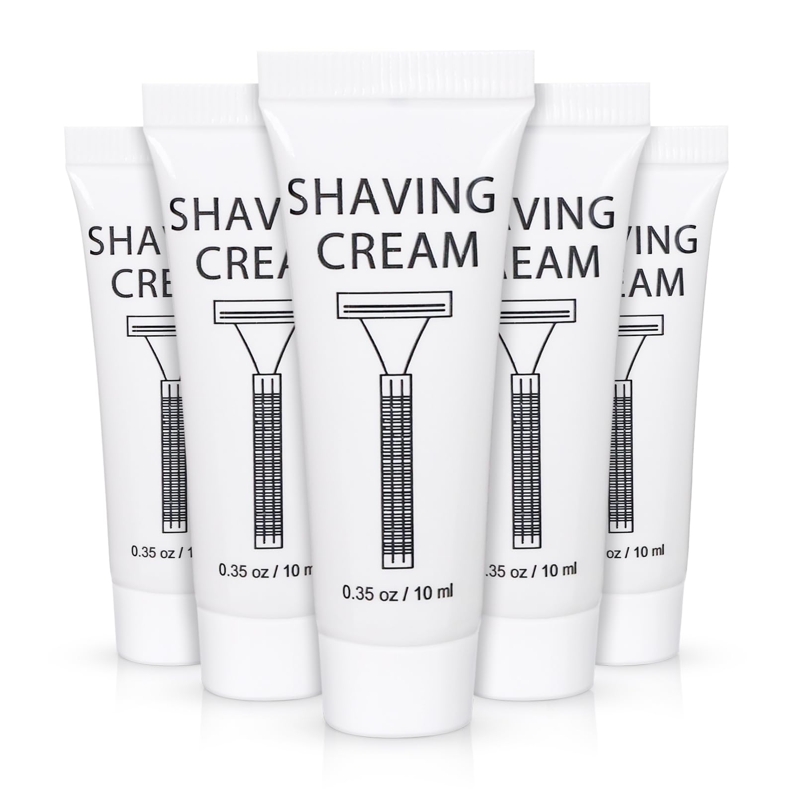 SLequipo 150-pack shaving cream tubes bulk supply for home and hospitality use.