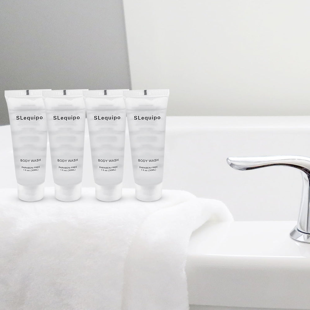 SLequipo paraben-free claim supports gentle guest-safe use.