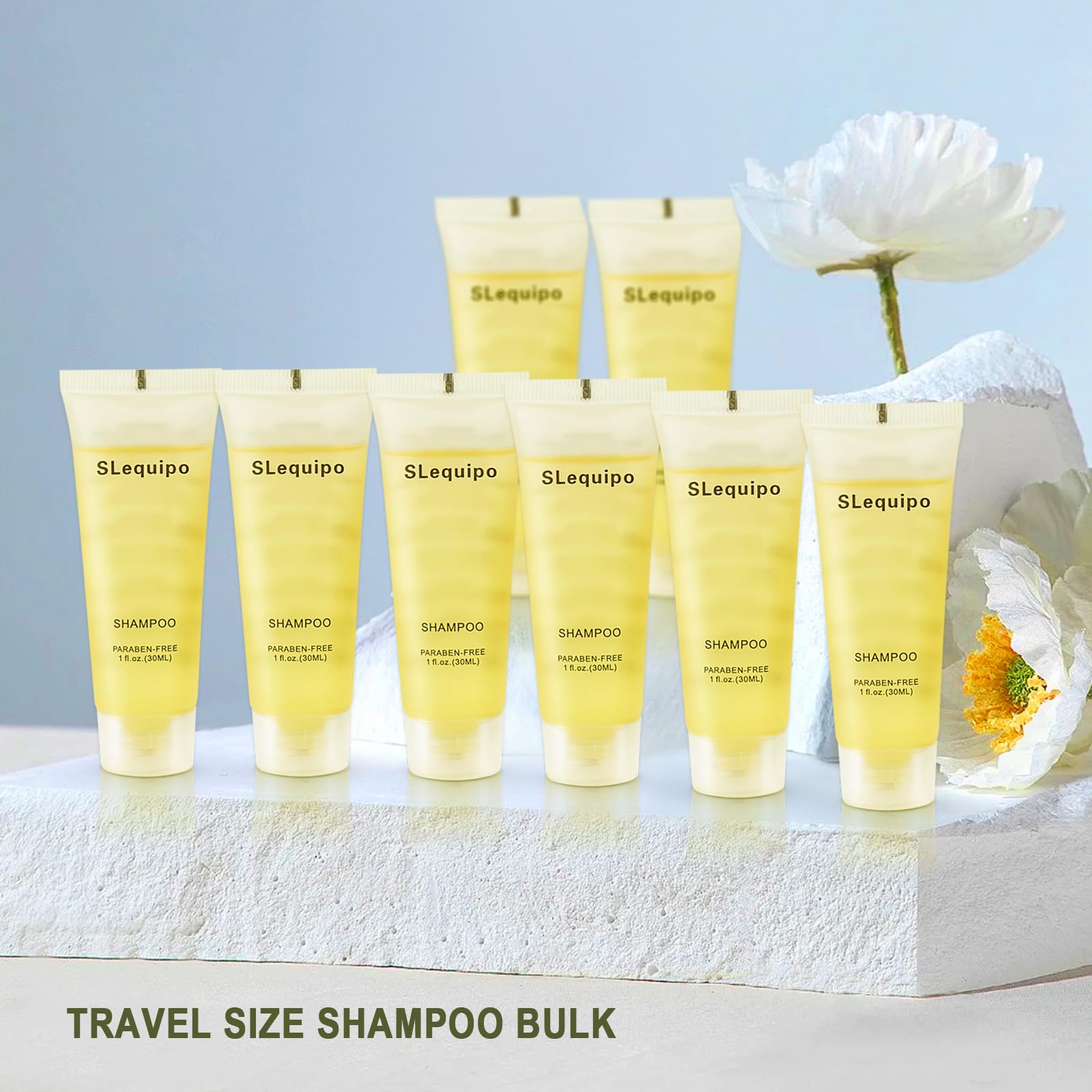 SLequipo shampoo in guest bathroom displays for toiletries bulk