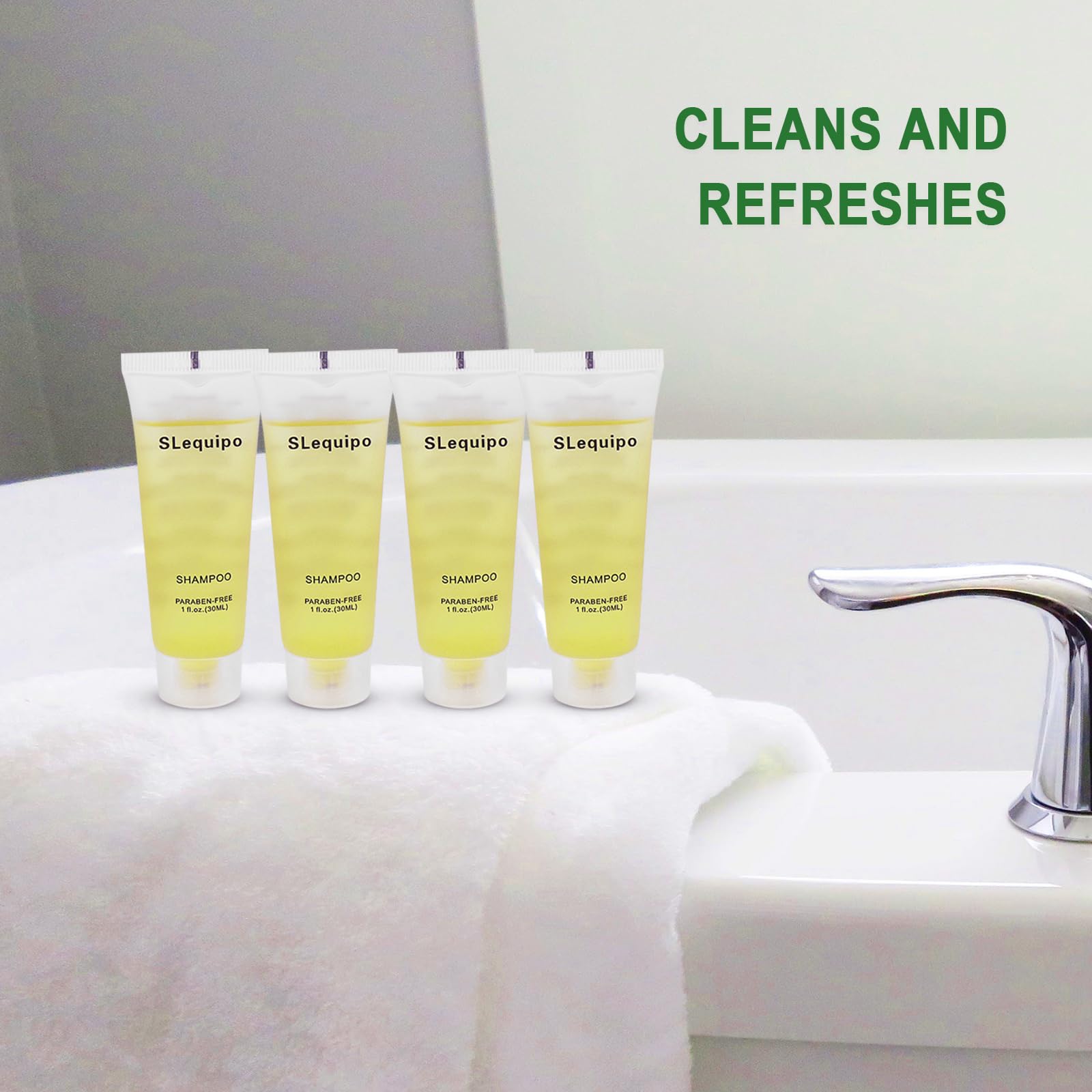 SLequipo travel amenities kit, easy to stock and rotate.