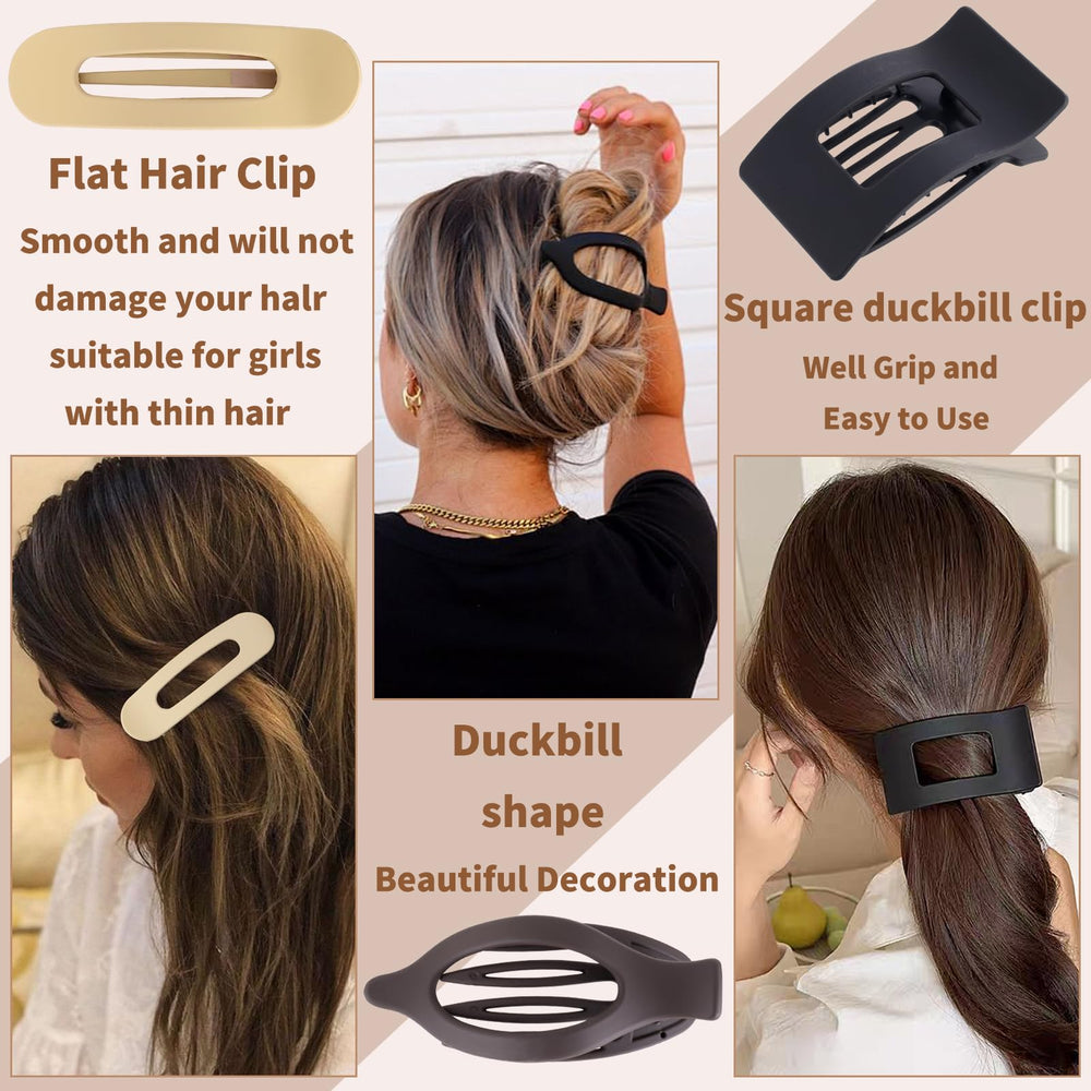 Slevaty black neutral clip pack complements any outfit with versatile grip