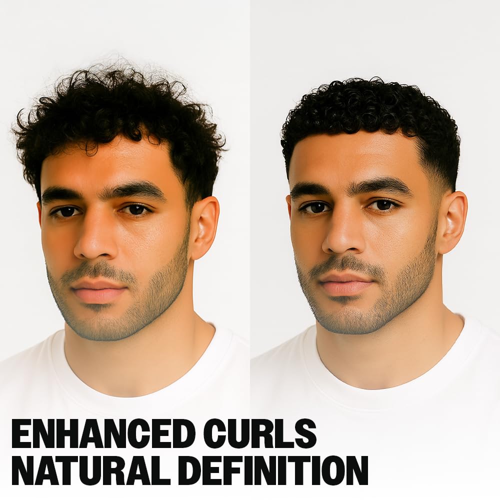 Slick Gorilla Curl Cream application close-up showing smooth, hydrated curls