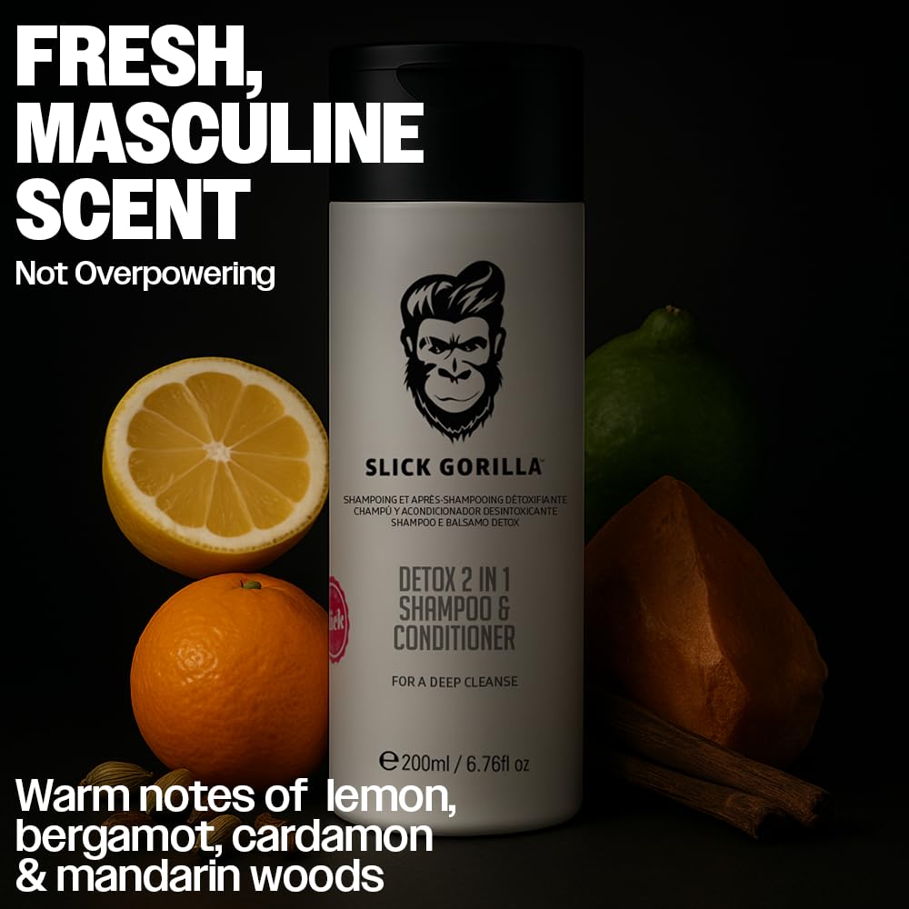 Slick Gorilla Detox daily use kit highlighting simple all-in-one routine.