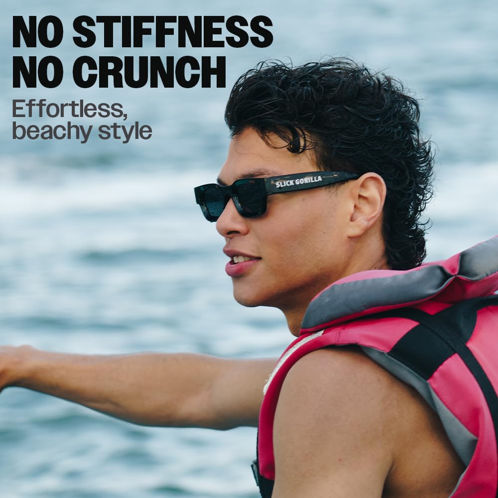 Slick Gorilla texture close-up showing defined beachy waves