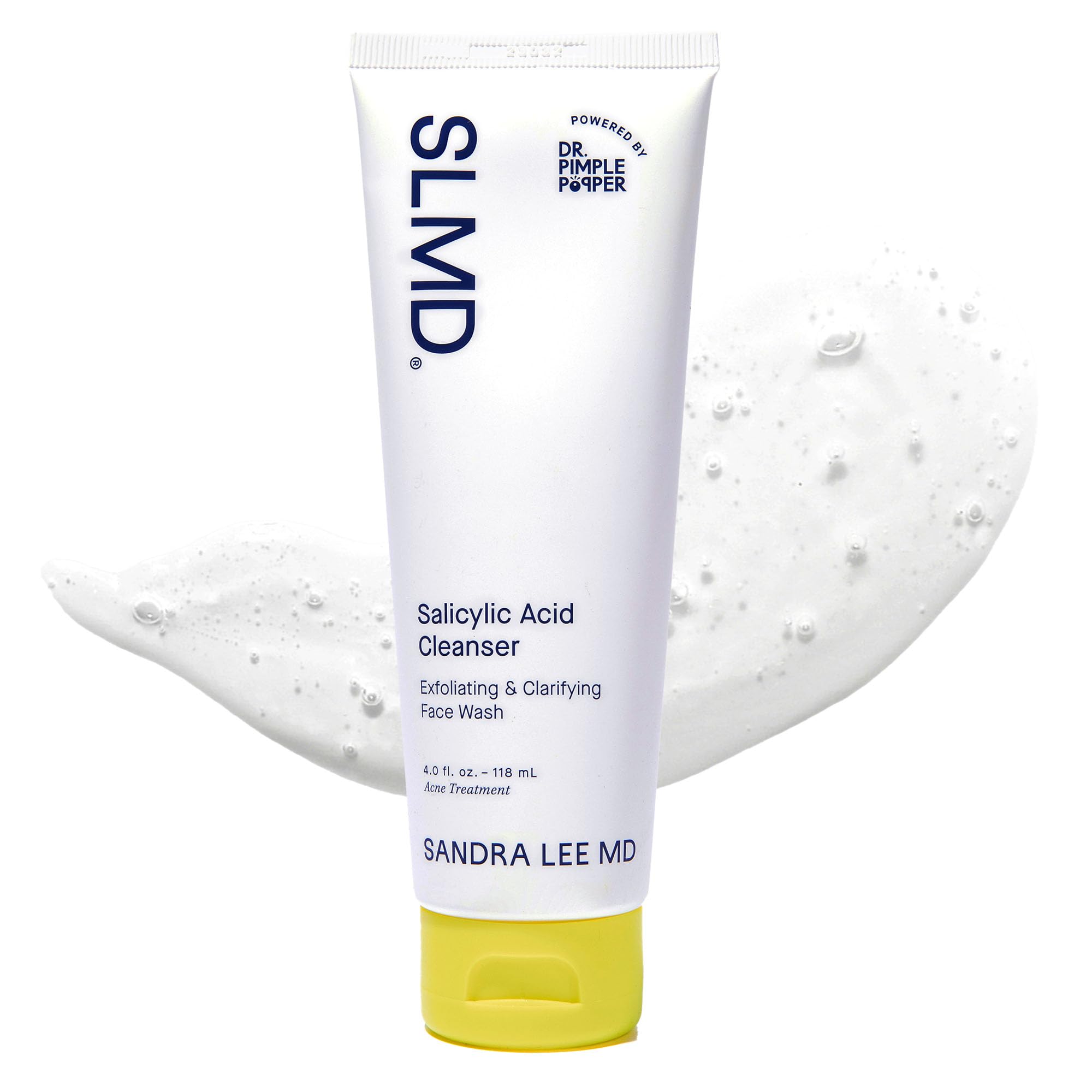 SLMD Salicylic Acid Cleanser bottle for daily cleansing and oil control.