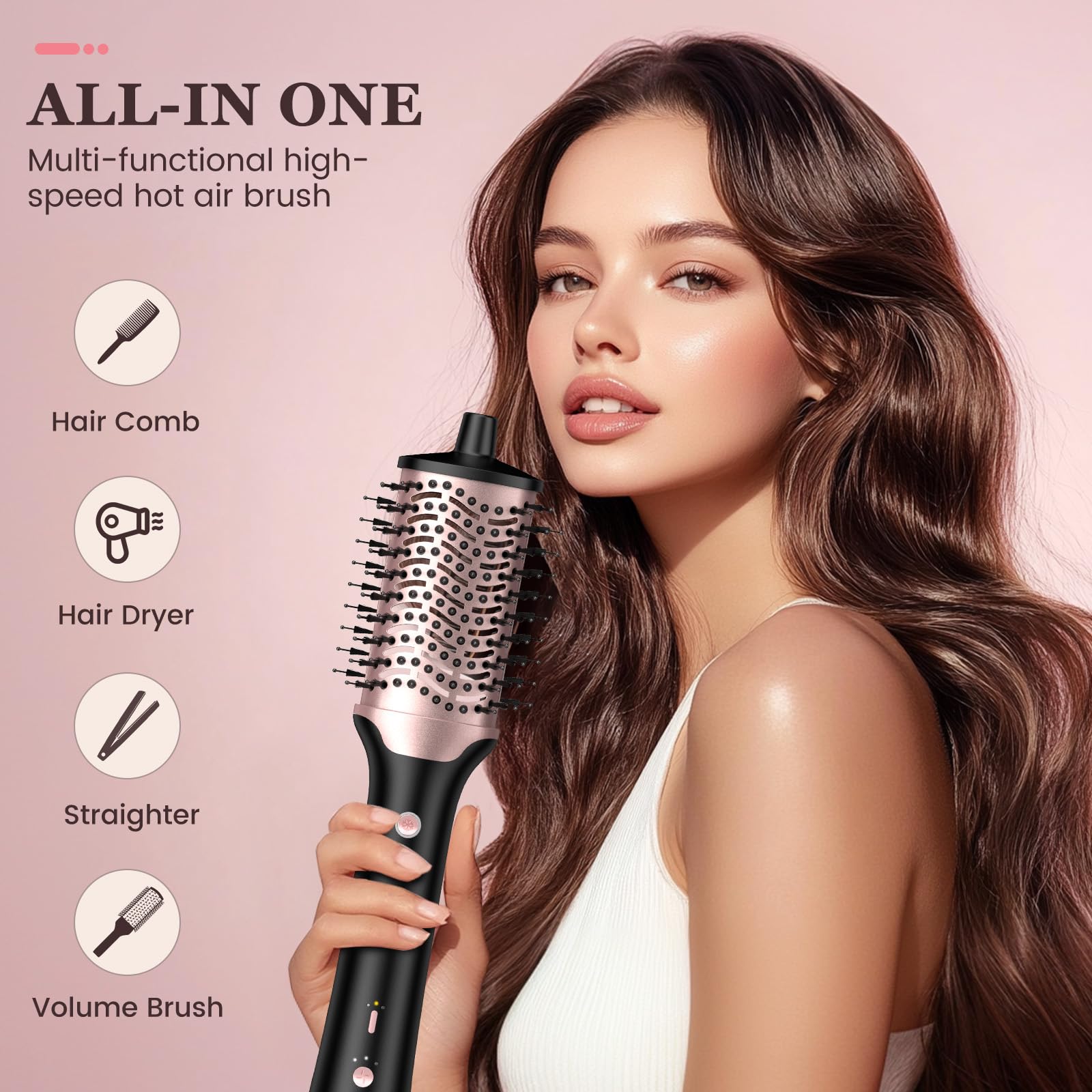 Slopehill ionic technology for smoother, frizz-free hair