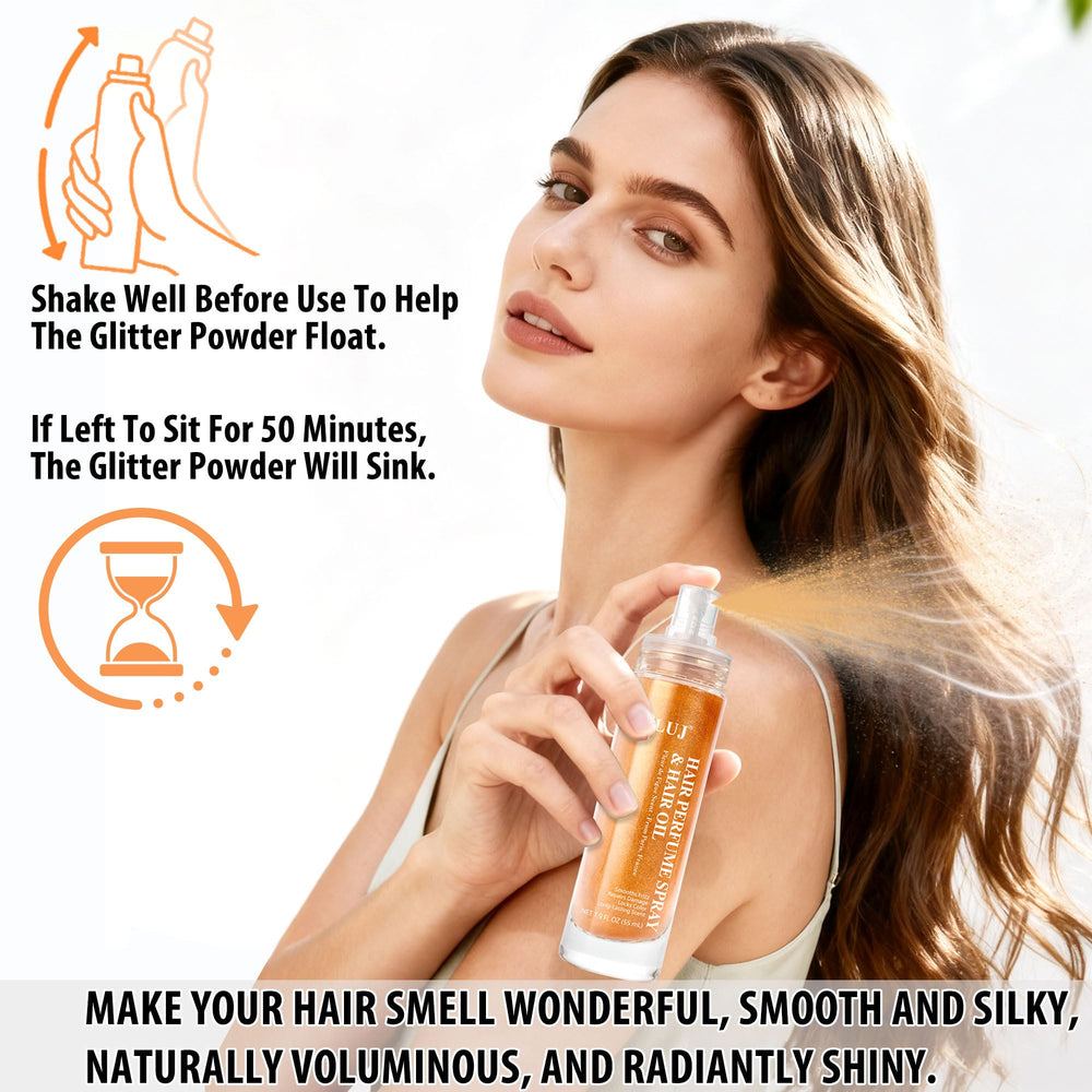 SLUJ hair mist with argan oil for nourishment and light feel
