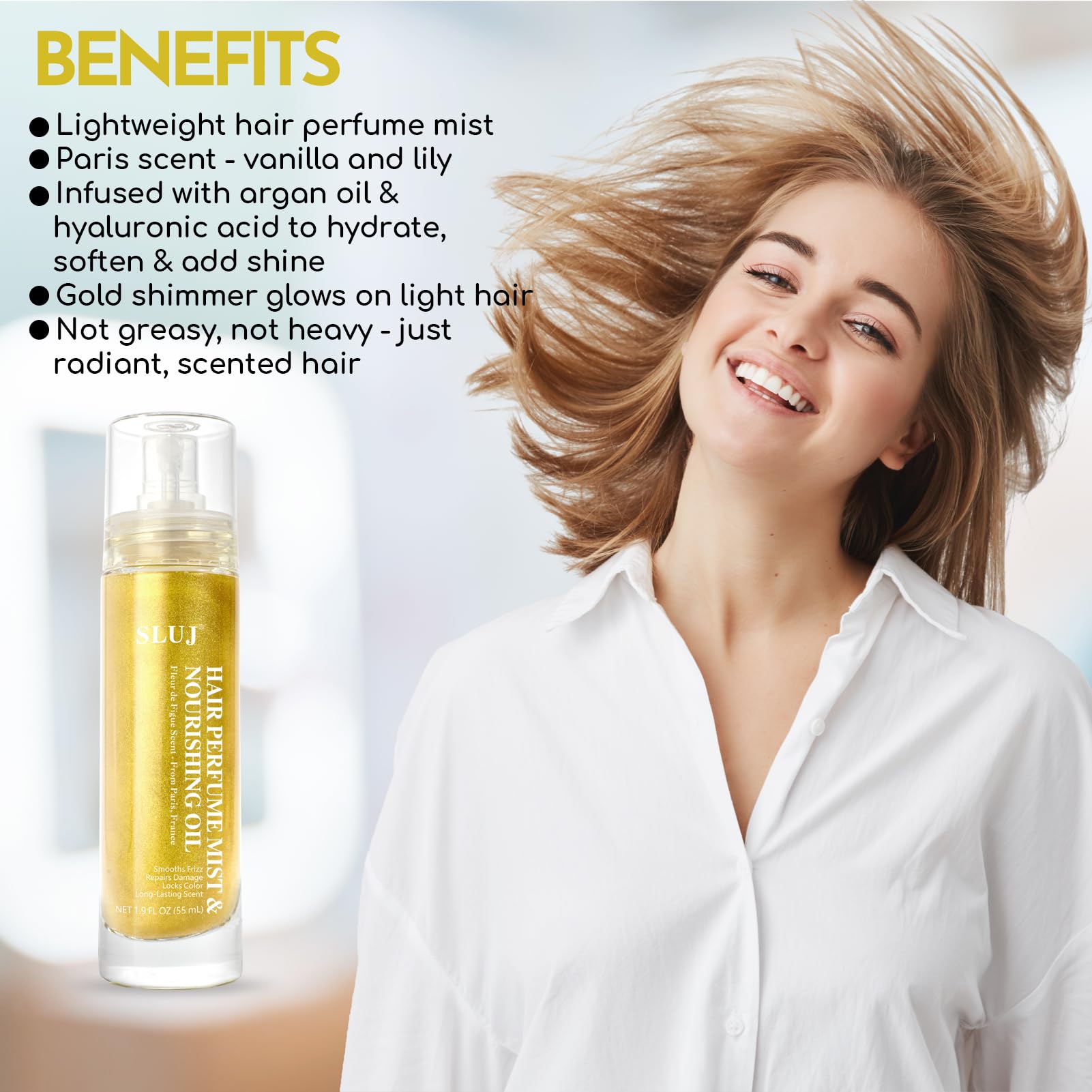 SLUJ Hair Perfume gift-ready packaging makes a thoughtful present for fragrance lovers.
