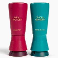 Small Wonder Signature Shampoo palm-lather in action for a luxurious wash