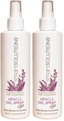 SMART SOLUTIONS Miracle Gel Spray bottle in 8 oz packaging delivering long-lasting hold.