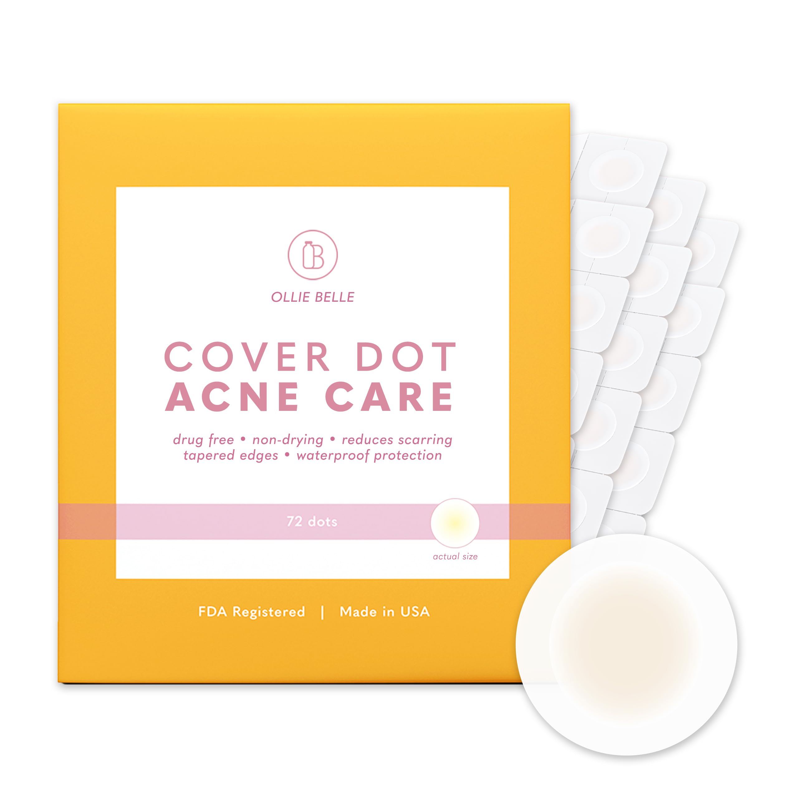 SMARTMED Cover Dot Acne Care packaging front showing discreet, skin-friendly design for daily use.