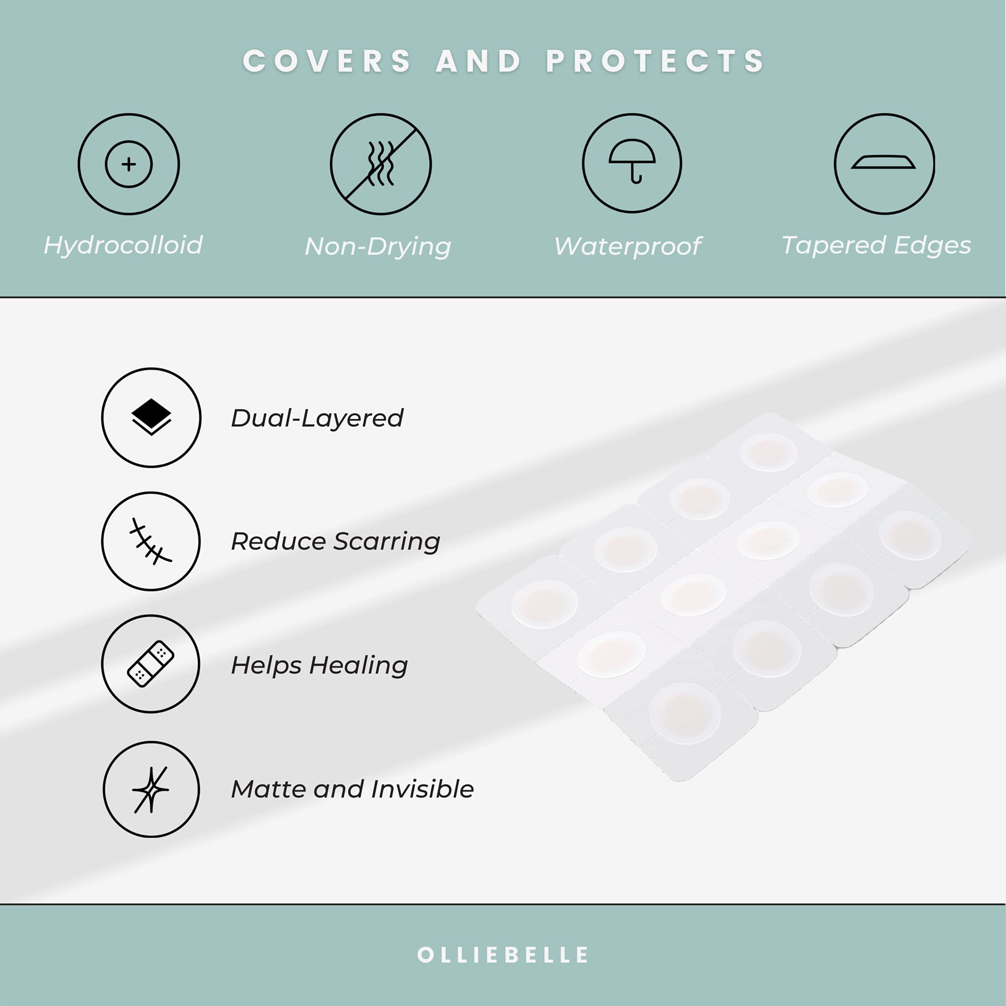 SMARTMED daily-use lifestyle scene with patches under makeup.