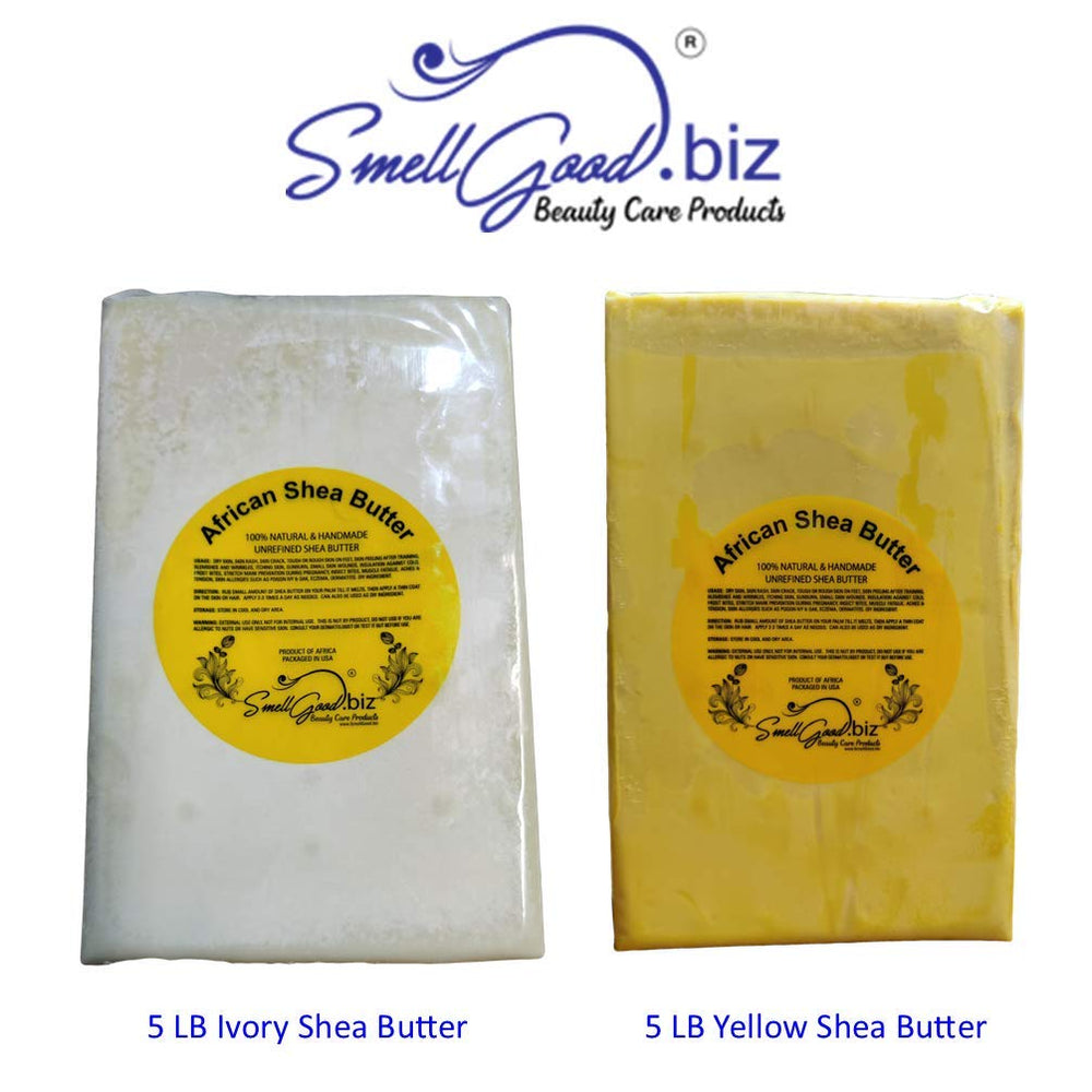 SmellGood Organic Shea Butter handcrafted for purity and quality.