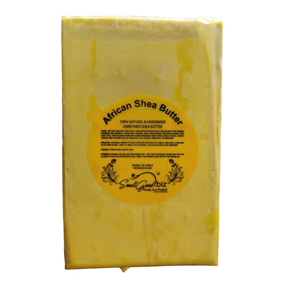 SmellGood Shea Butter from Ghana in raw form for pure skin care.
