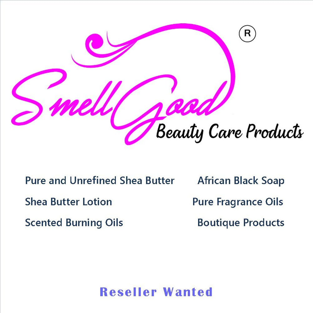 SmellGood Shea Butter shelf life guidance in a cool, dry place.