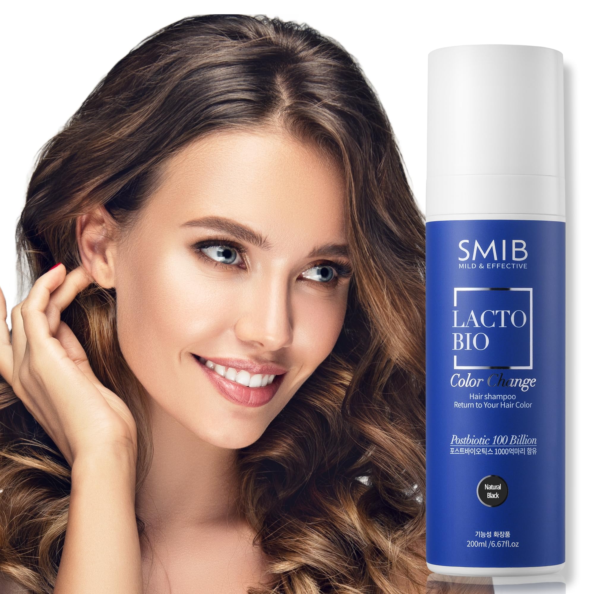 SMIB Lactobio after-application shine and manageable texture for daily styling.
