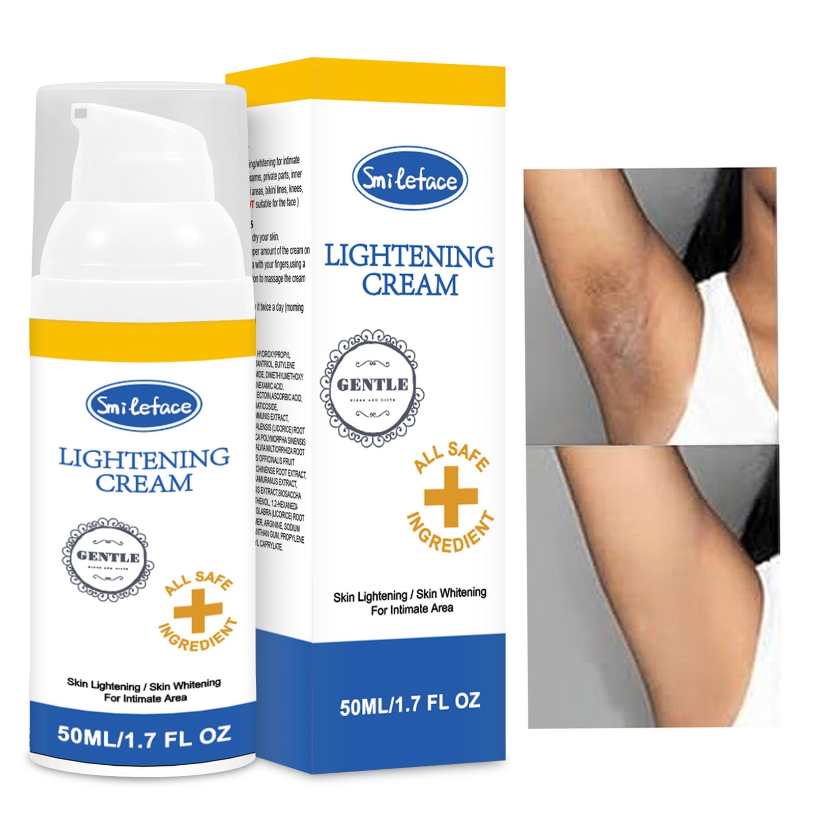 SmileFace intimate areas cream packshot for daily care