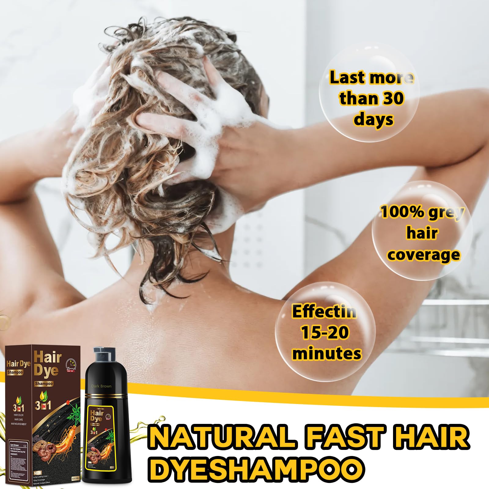 Sminktec gentle formula with natural plant extracts nourishes hair.