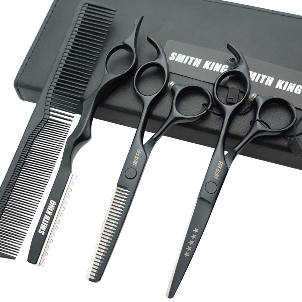 Smithking 5.5-inch straight scissors for precise home grooming