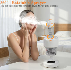Smldsibe facial steamer timer display helps manage steaming sessions.