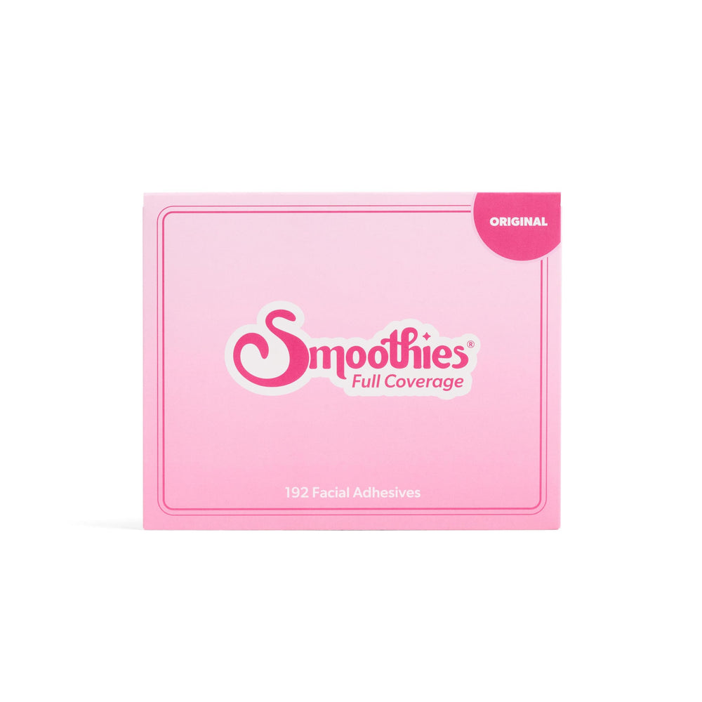 Smoothies gentle adhesive tape works with serums and moisturizers in a nightly routine.