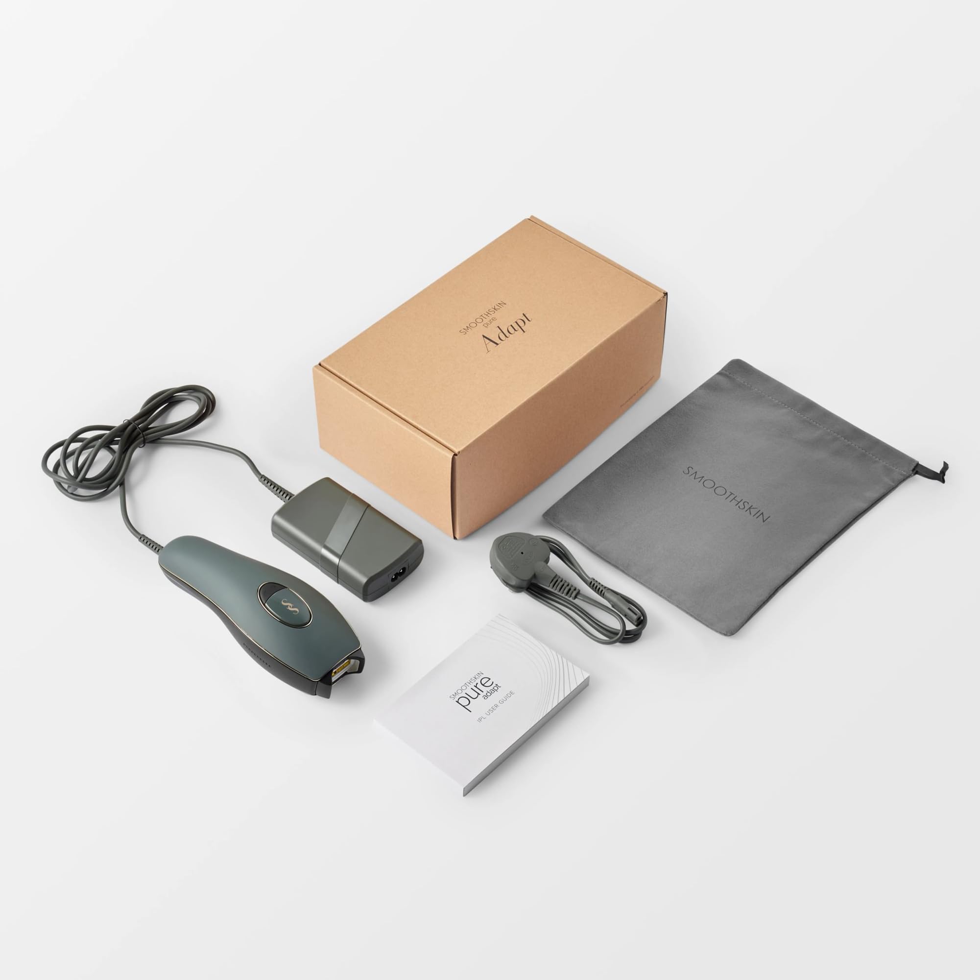 UK-designed SmoothSkin Pure Adapt Green IPL device for precision at home
