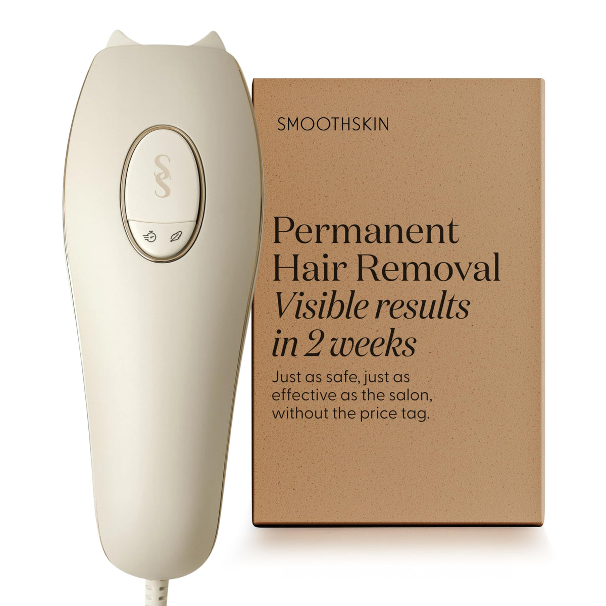 SmootSkin Pure Adapt face close-up for at-home hair reduction
