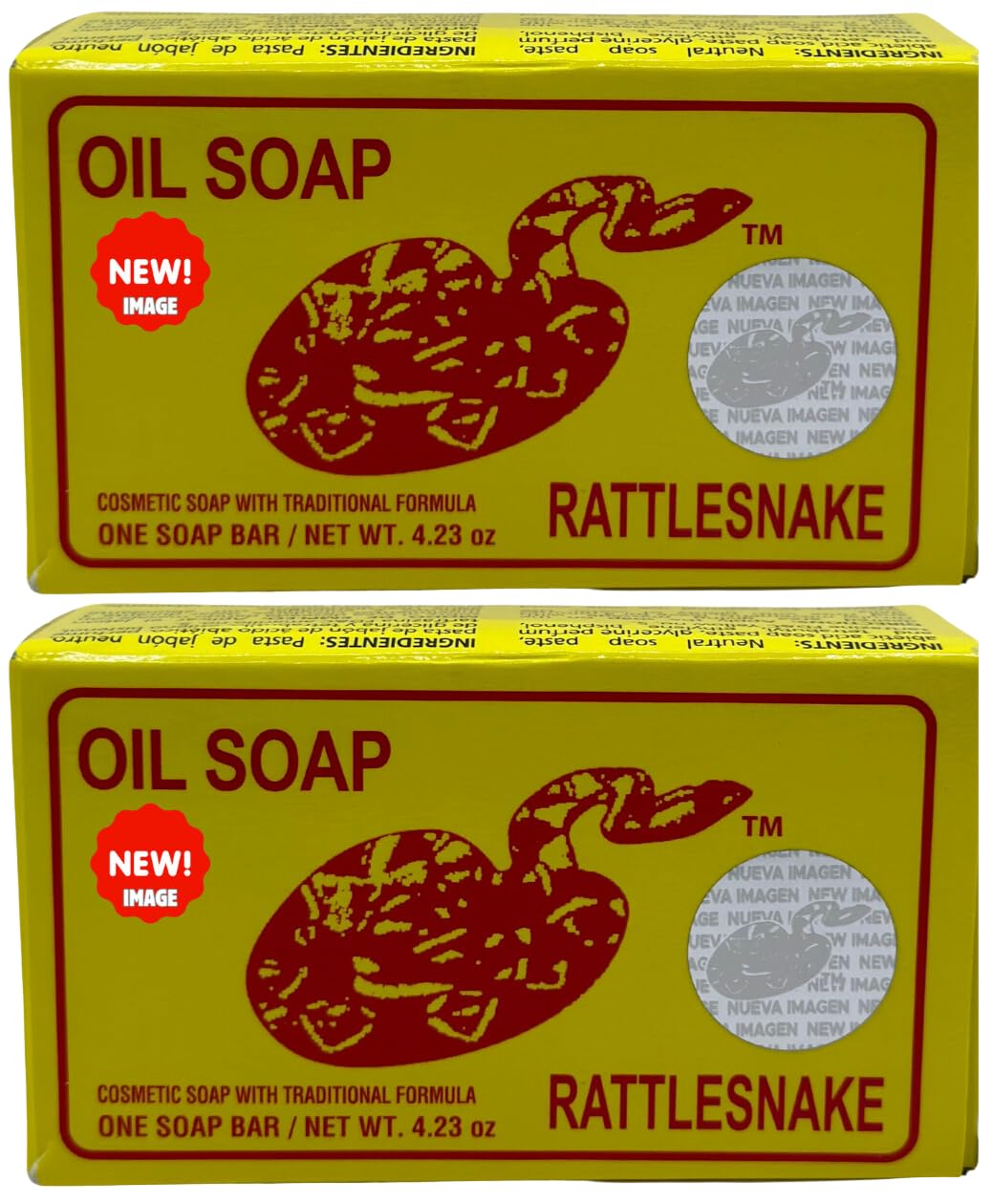 Snake Oil Soap rattlesnake bar close-up for natural daily cleansing