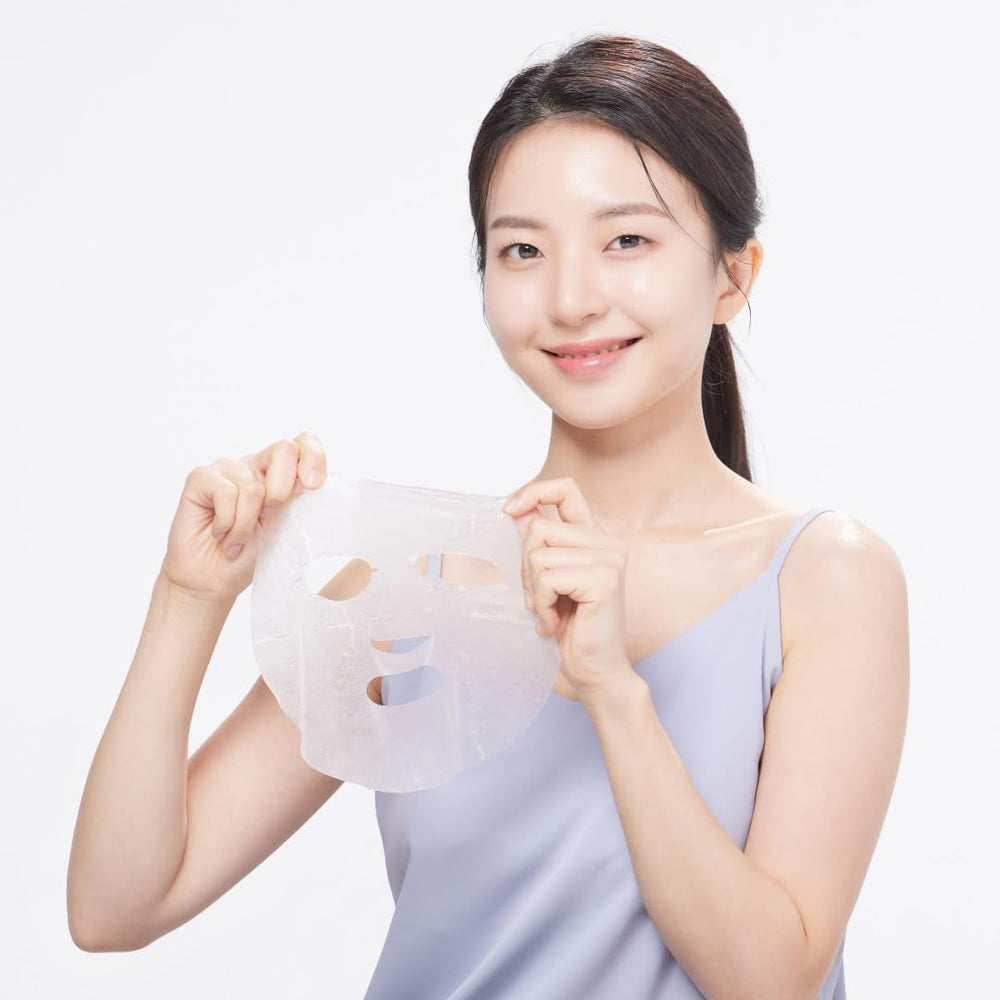 S.NATURE Aquagel Oasis Ampule Mask ingredients emphasize hydration boost with hyaluronic acids and peptides.