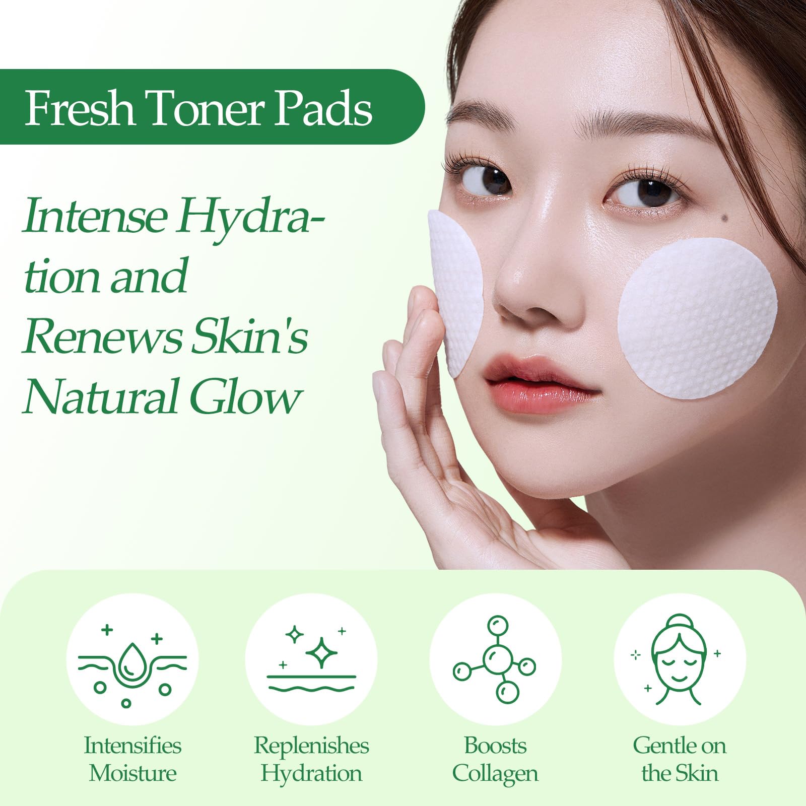 Snidin Toner Pads cotton pad application for even coverage