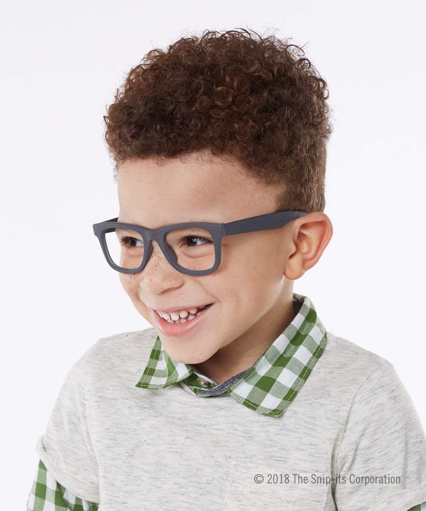 Snip-its Silly Slicker kid hairstyle showing natural, flake-free finish.