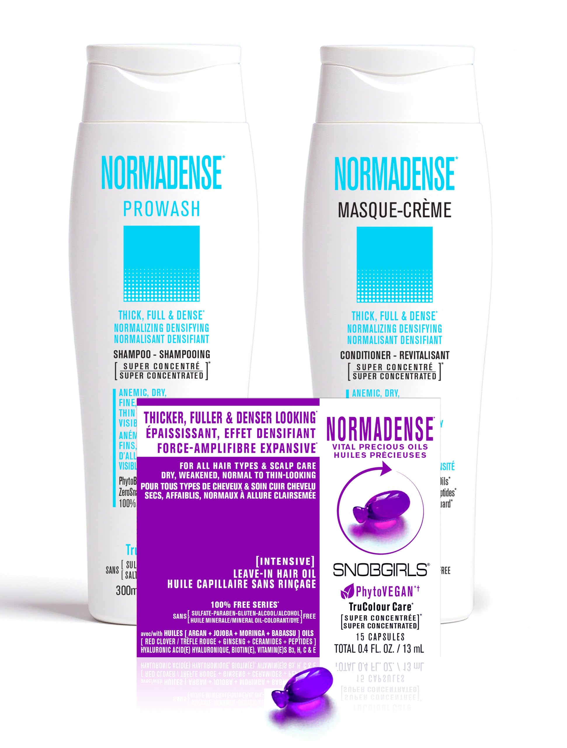 SNOB GIRLS Normadense 2 product-application shot suggests easy daily use.